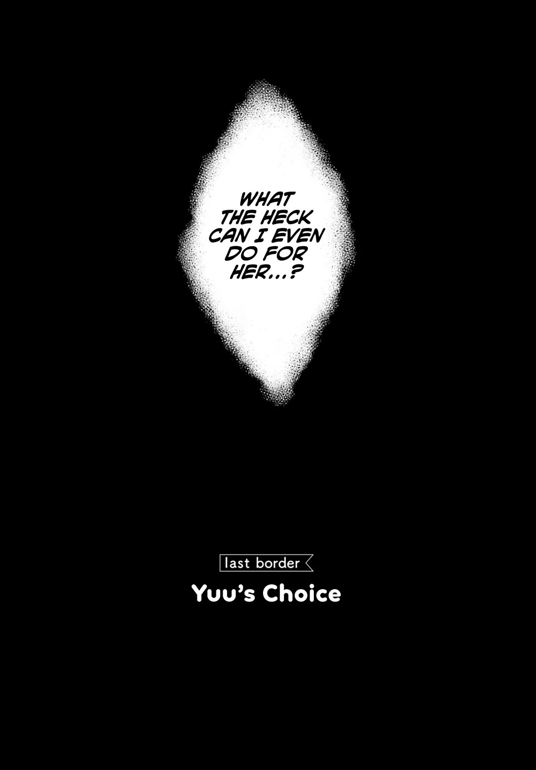 Kyoukai no Nai Sekai Chapter 23 page 3 - Chapter 23: Yuu's Choice [END]