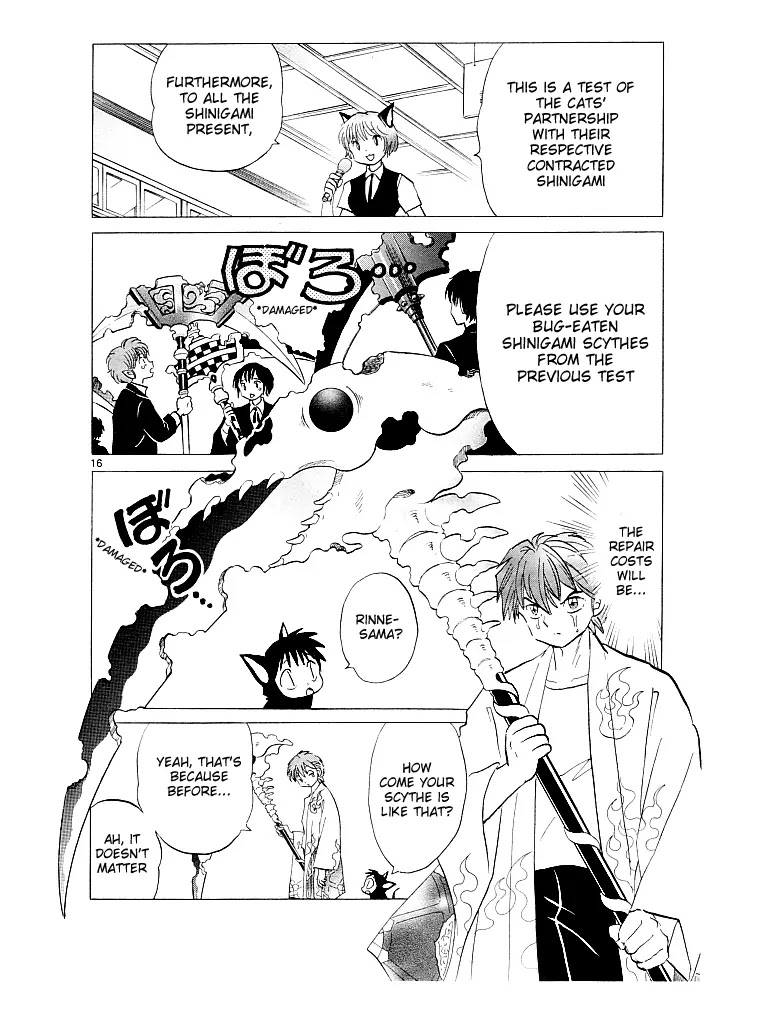Kyoukai no Rinne Chapter 110 page 17 - Chapter 110: The Black Cat Ranking Test
