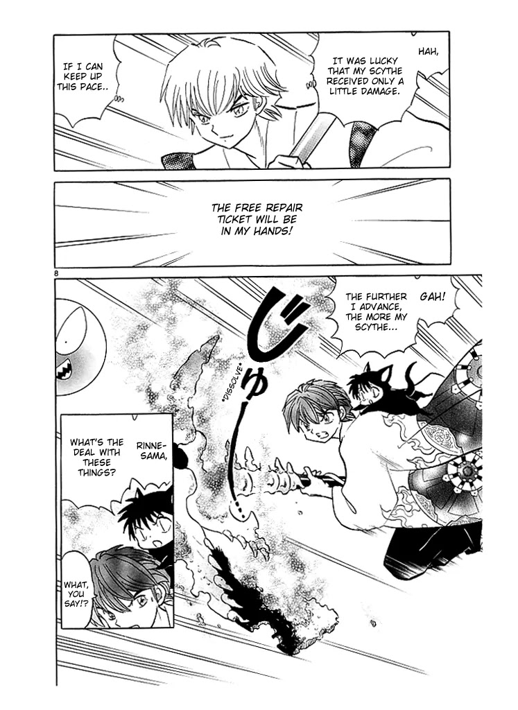Kyoukai no Rinne Chapter 111 page 9 - Chapter 111: The Cat Tower Battle