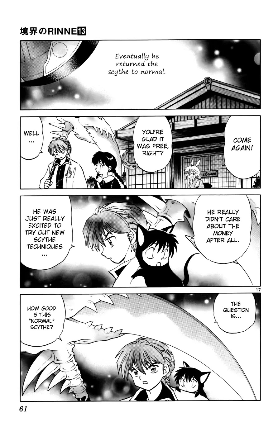 Kyoukai no Rinne Chapter 121 page 17 - Chapter 121: Hansei: My Half Life