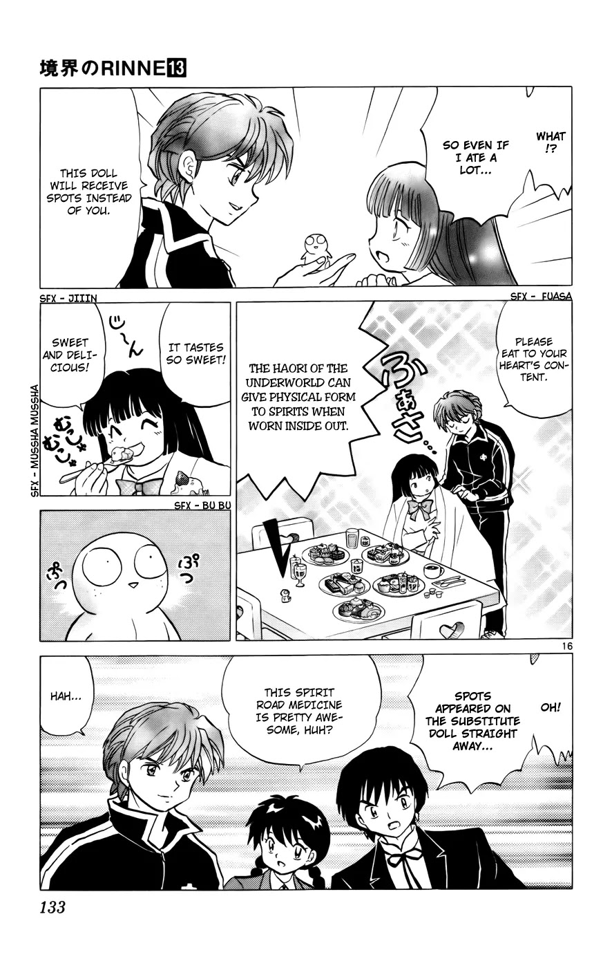 Kyoukai no Rinne Chapter 125 page 16 - Chapter 125: The Sweets Spirt