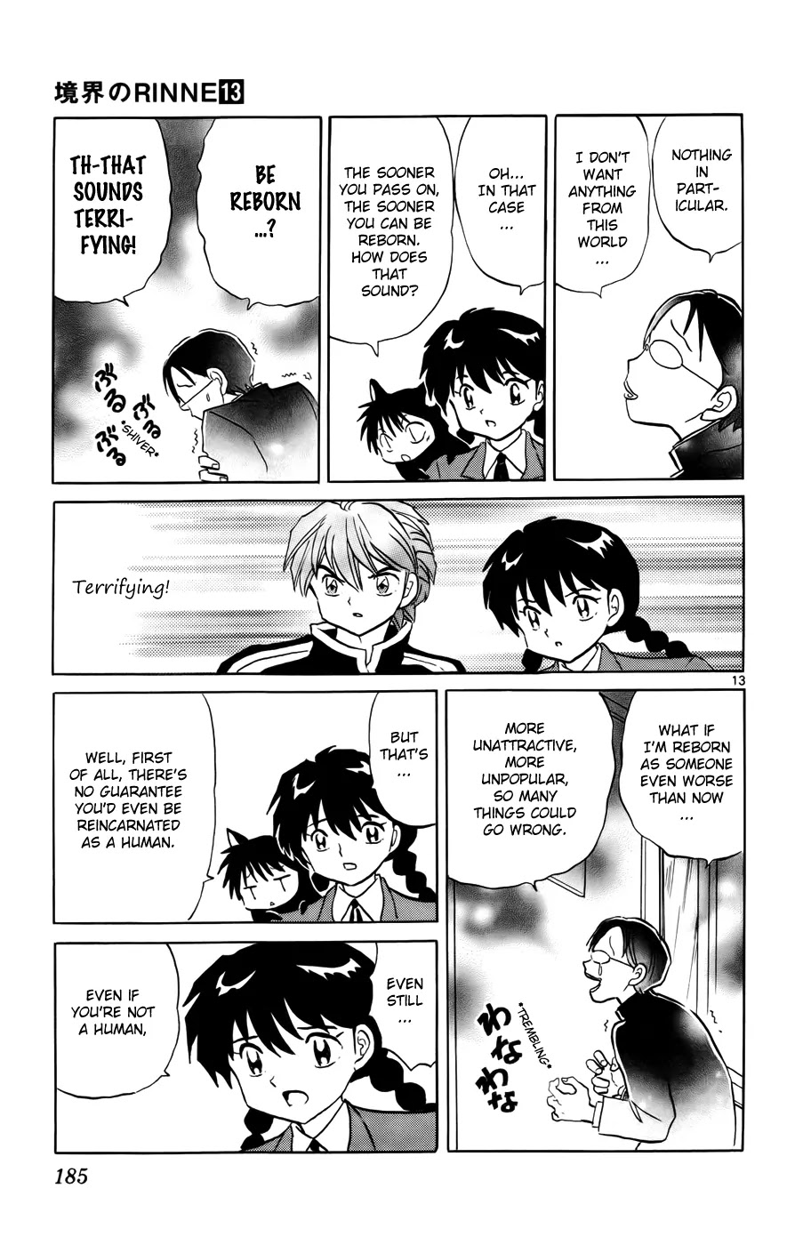 Kyoukai no Rinne Chapter 128 page 13 - Chapter 128: The Blank Ema