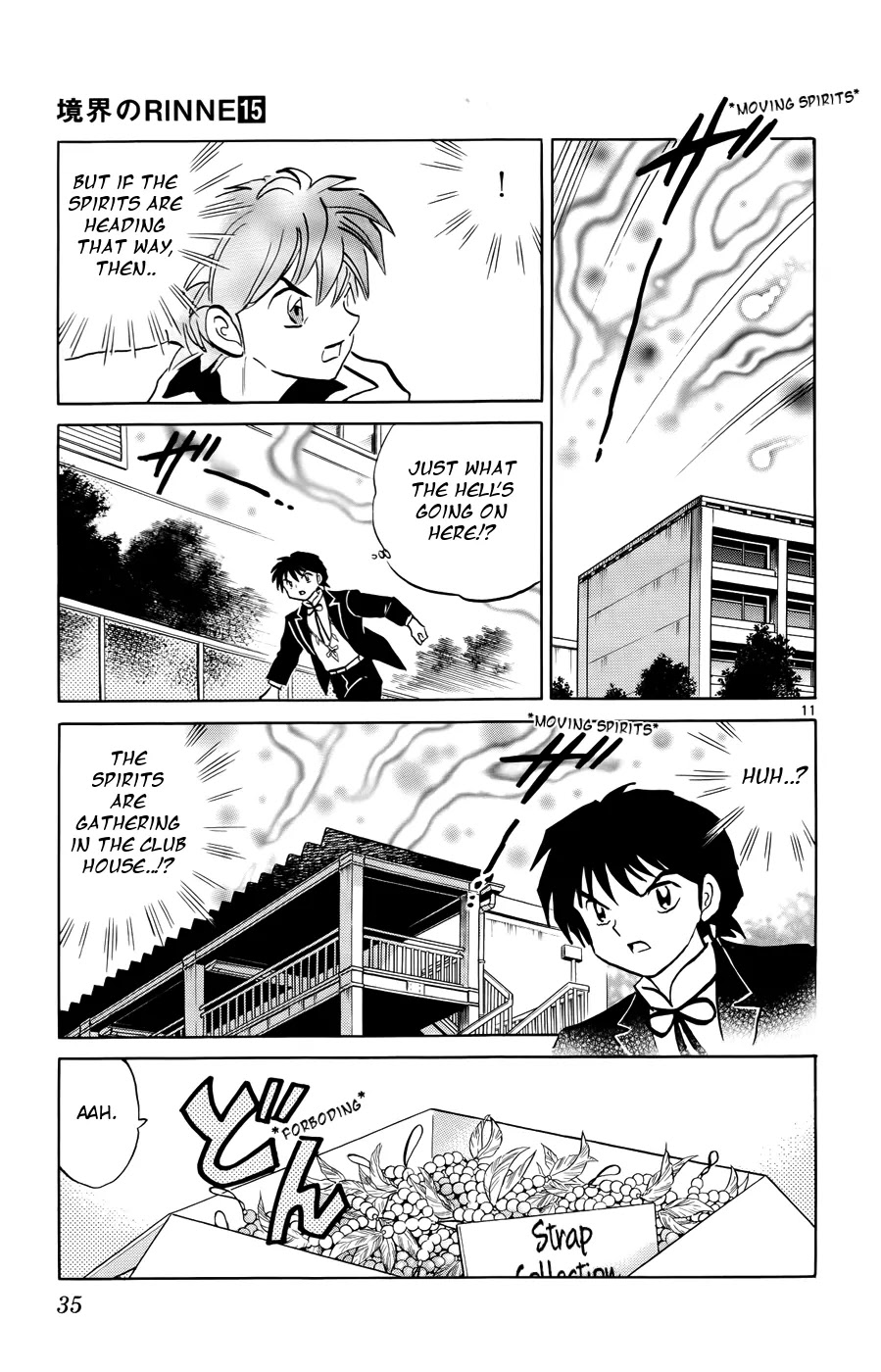 Kyoukai no Rinne Chapter 140 page 11 - Chapter 140: The Flood of Evil Spirits