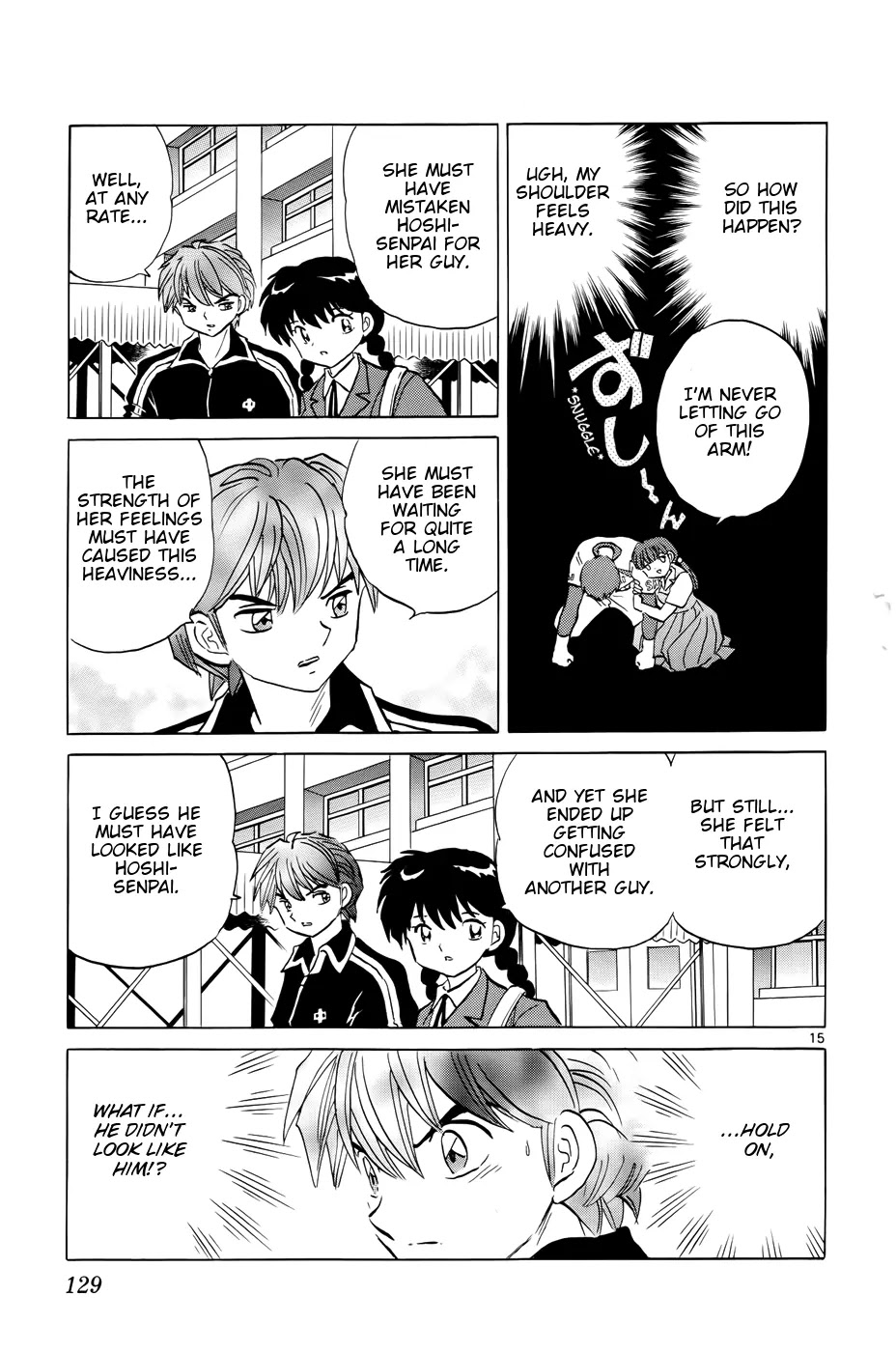 Kyoukai no Rinne Chapter 145 page 15 - Chapter 145: Stiff Shoulders