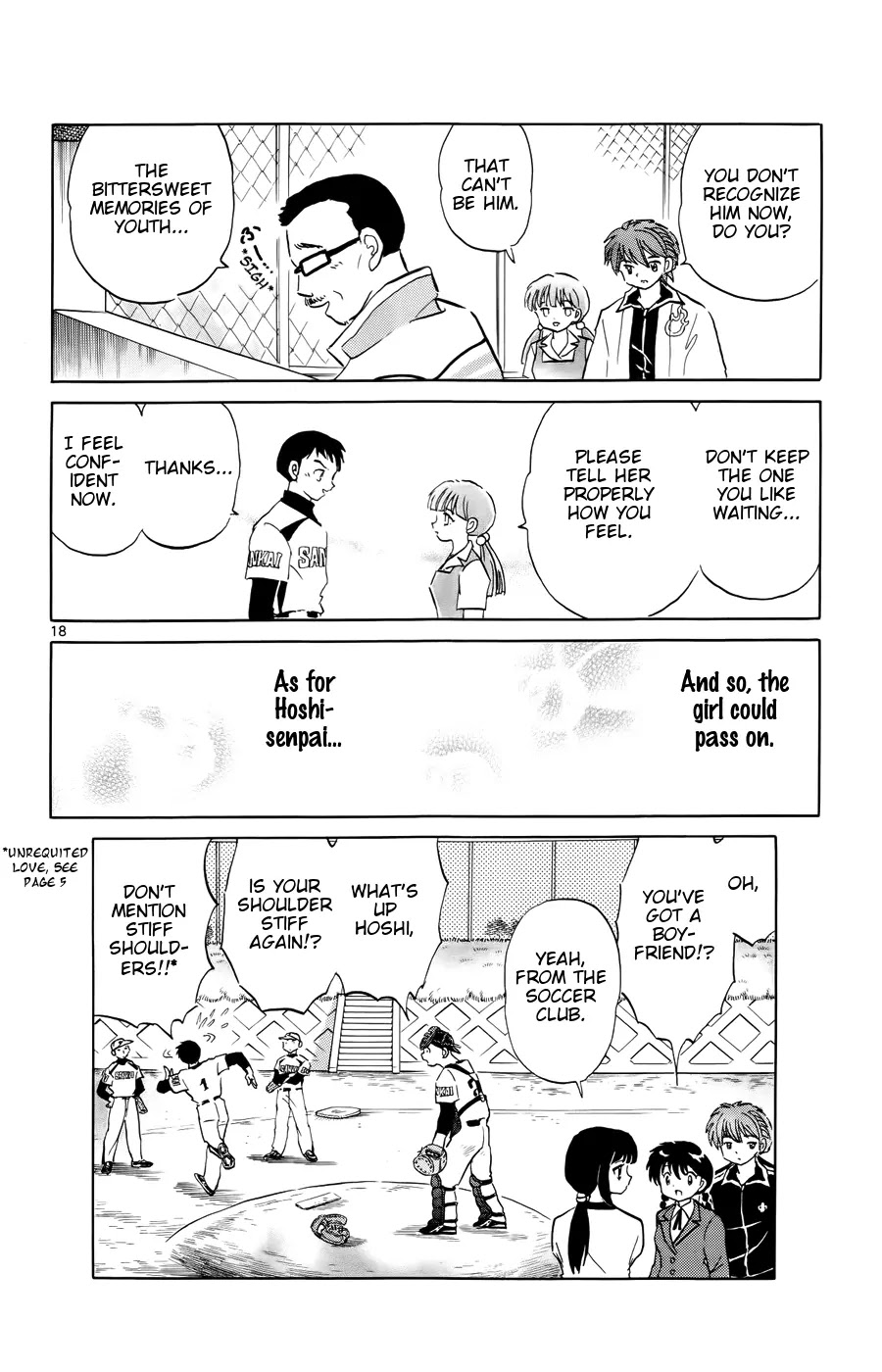 Kyoukai no Rinne Chapter 145 page 18 - Chapter 145: Stiff Shoulders