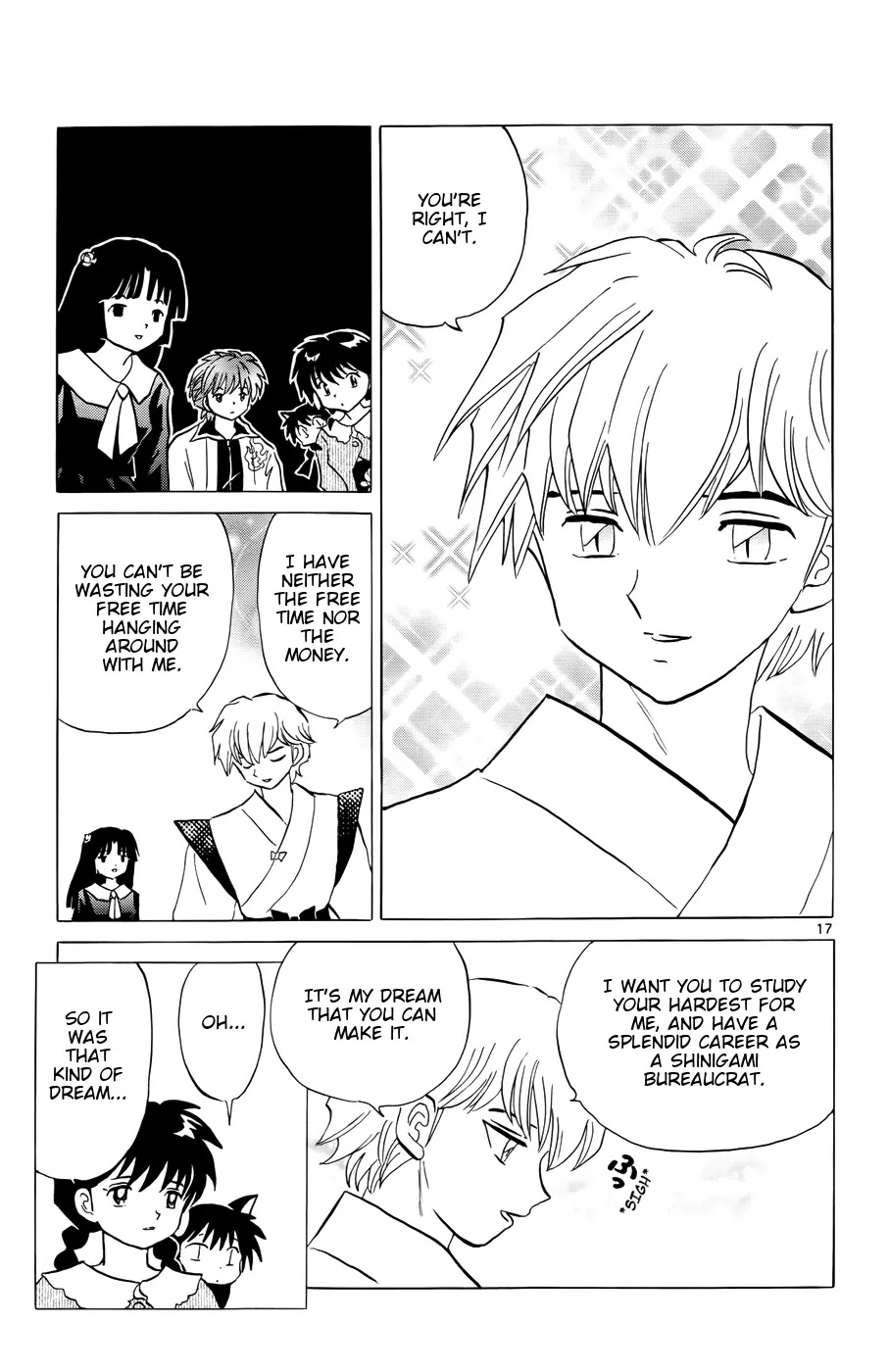 Kyoukai no Rinne Chapter 148 page 17 - Chapter 148: Back In Those Days
