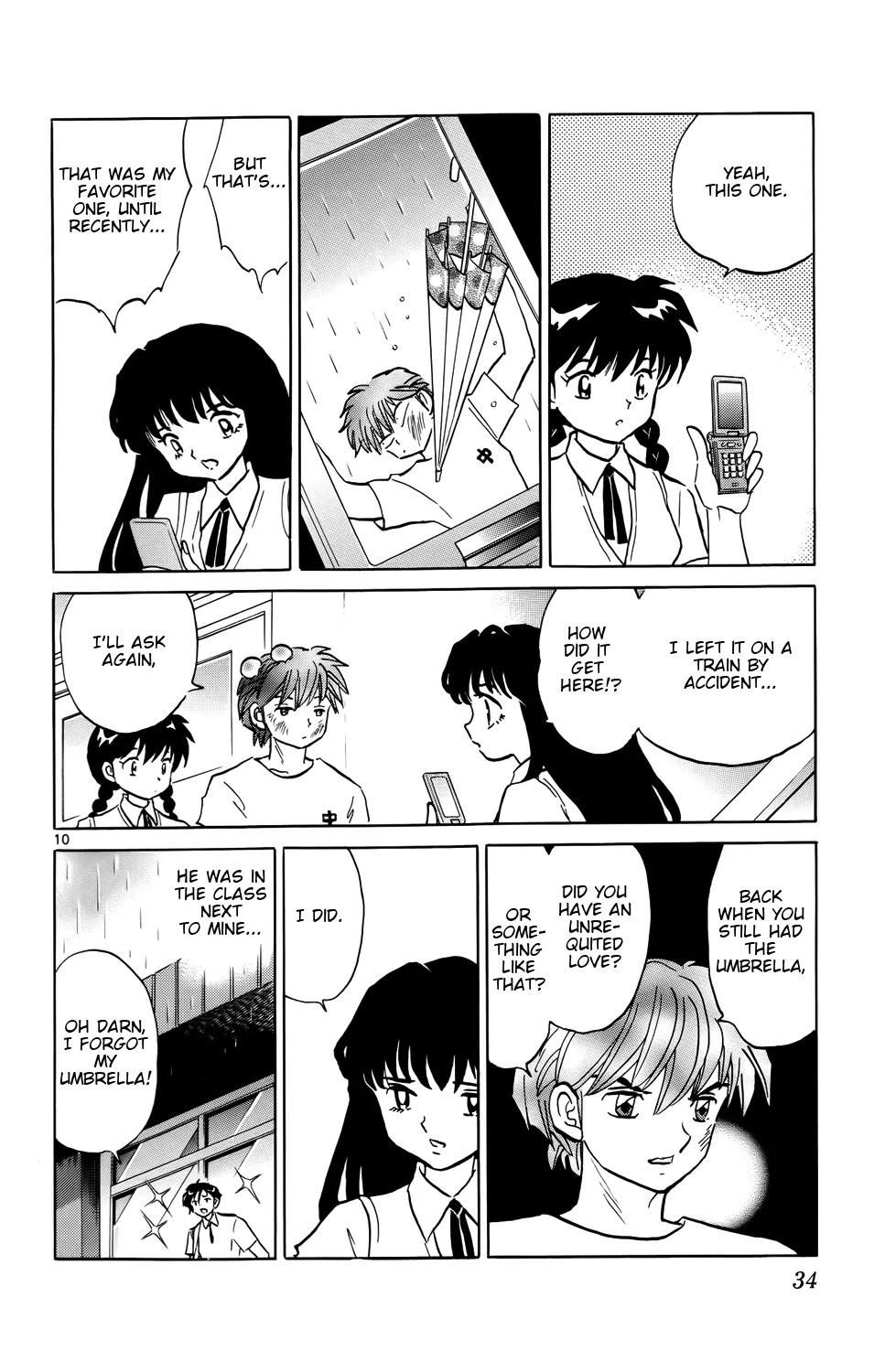 Kyoukai no Rinne Chapter 150 page 10 - Chapter 150: The Dream Umbrella of Love
