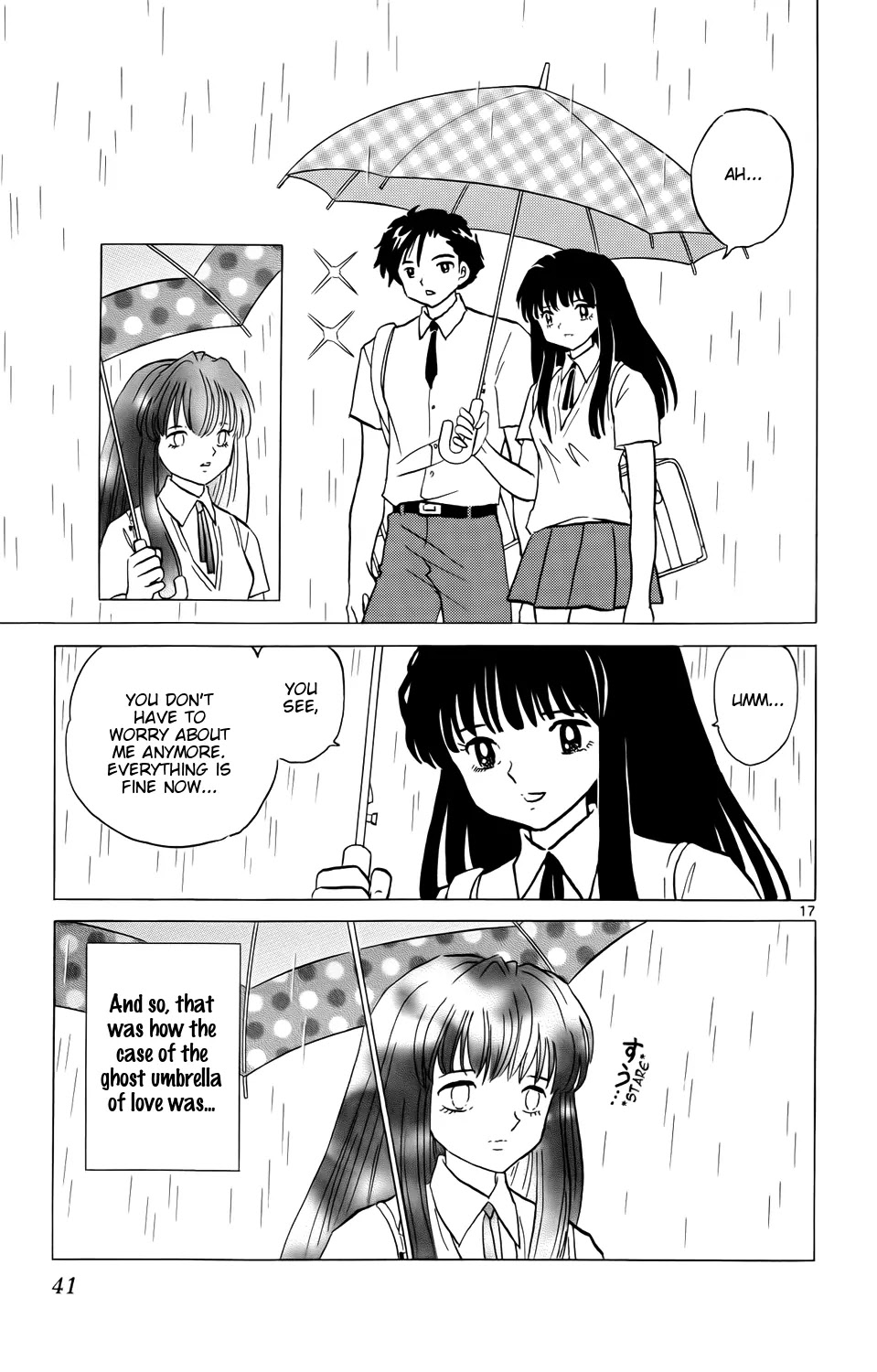 Kyoukai no Rinne Chapter 150 page 17 - Chapter 150: The Dream Umbrella of Love