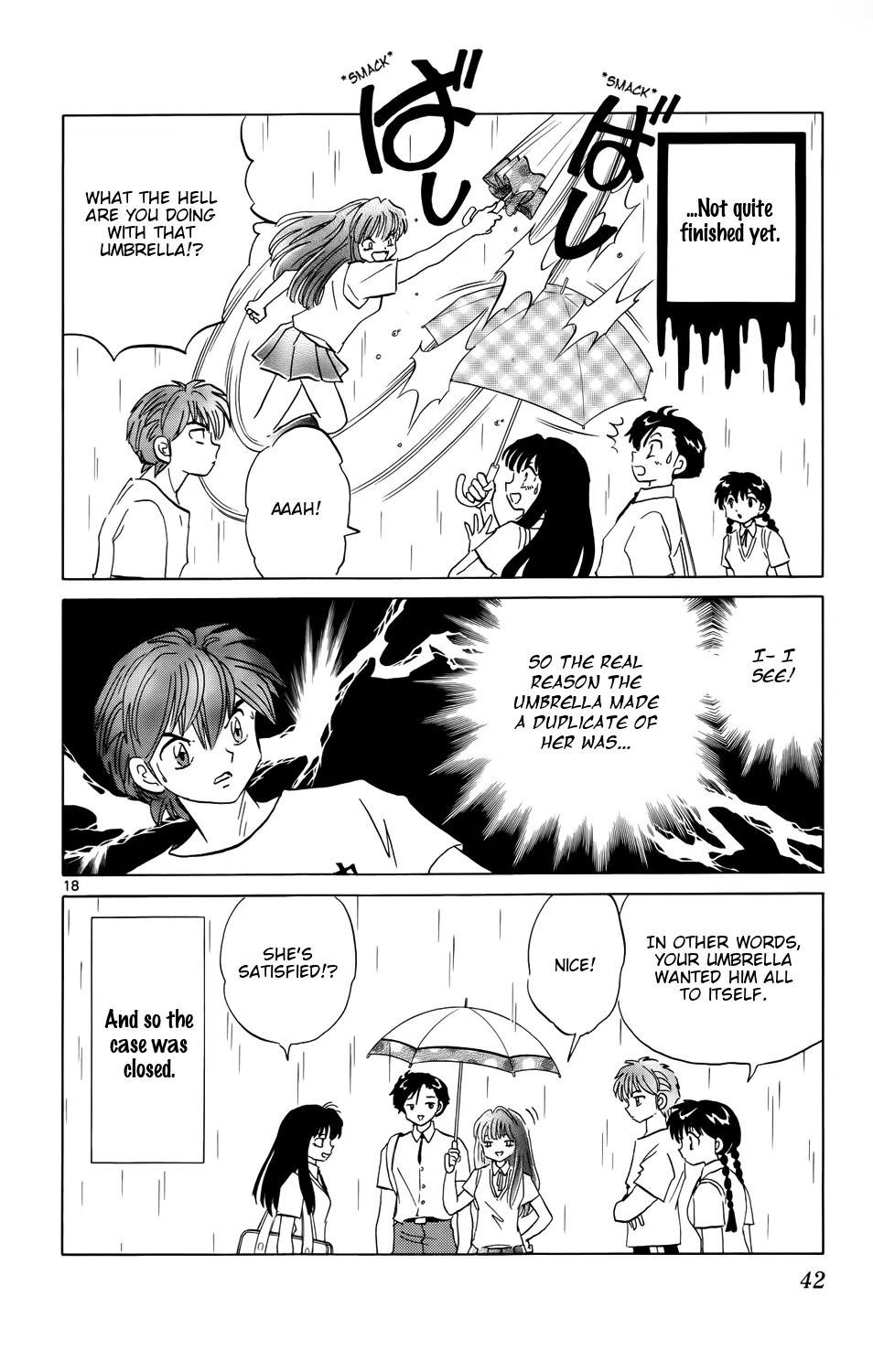 Kyoukai no Rinne Chapter 150 page 18 - Chapter 150: The Dream Umbrella of Love
