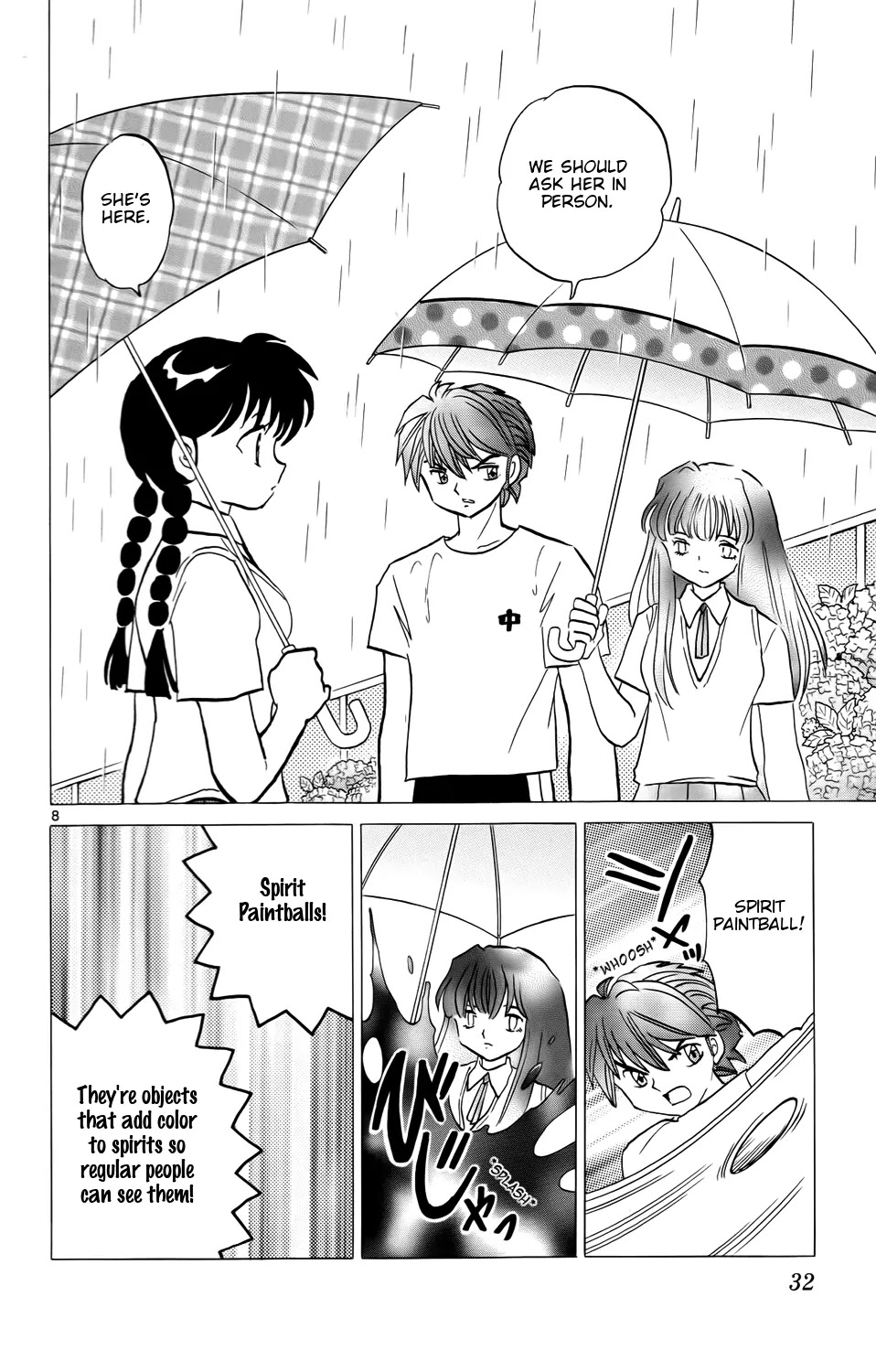 Kyoukai no Rinne Chapter 150 page 8 - Chapter 150: The Dream Umbrella of Love