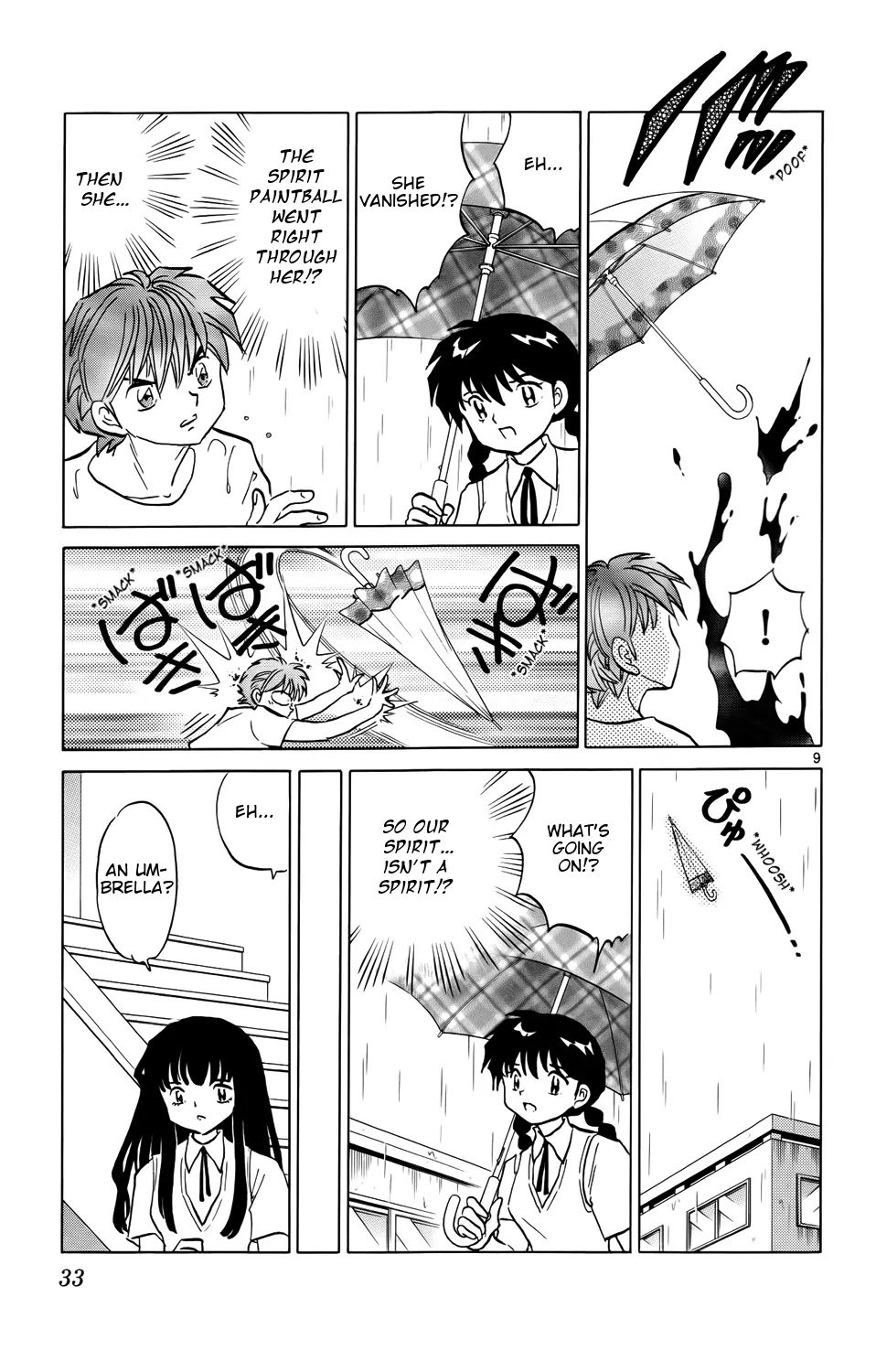 Kyoukai no Rinne Chapter 150 page 9 - Chapter 150: The Dream Umbrella of Love