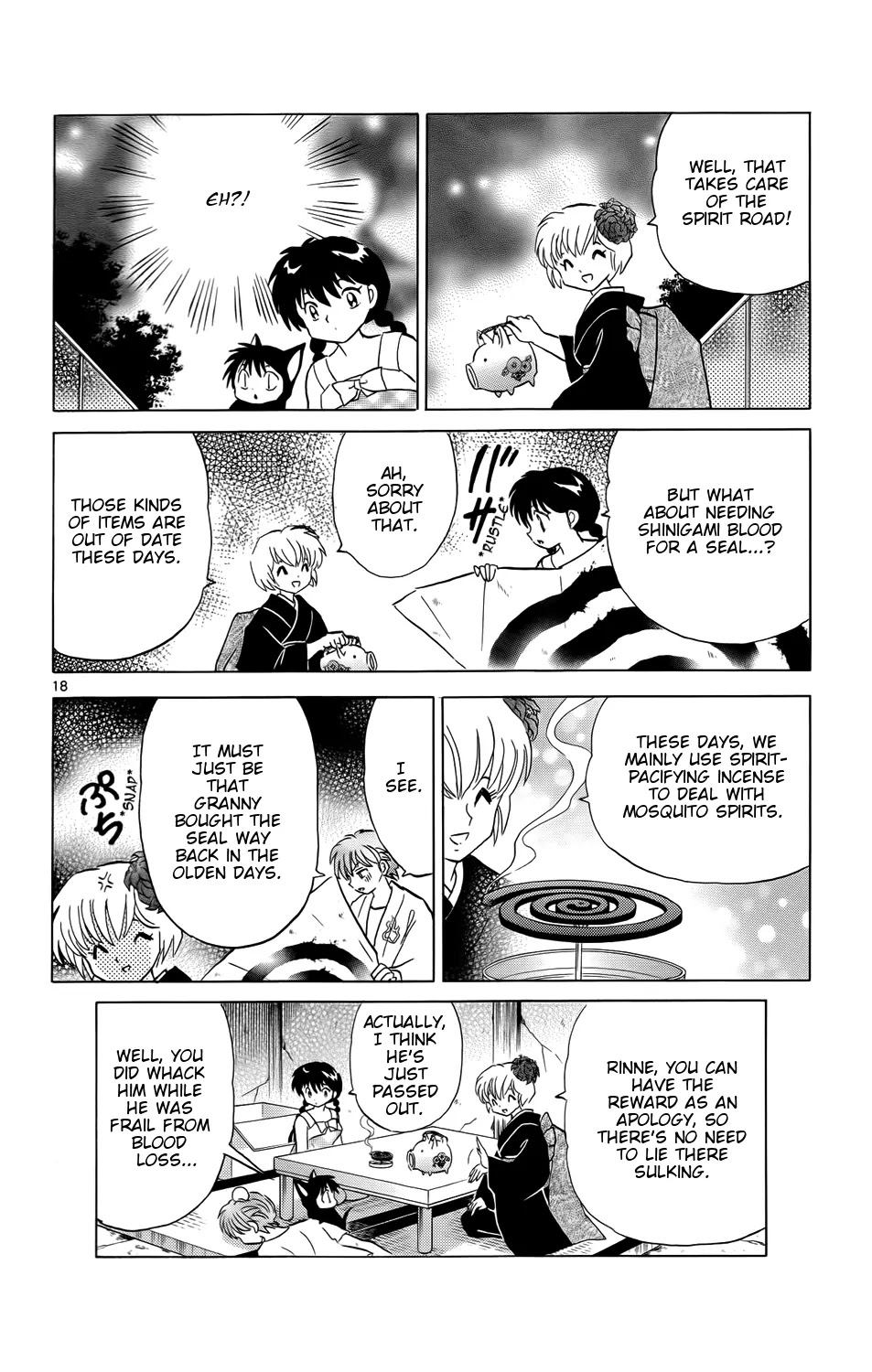 Kyoukai no Rinne Chapter 153 page 18 - Chapter 153: The Runaway Victim