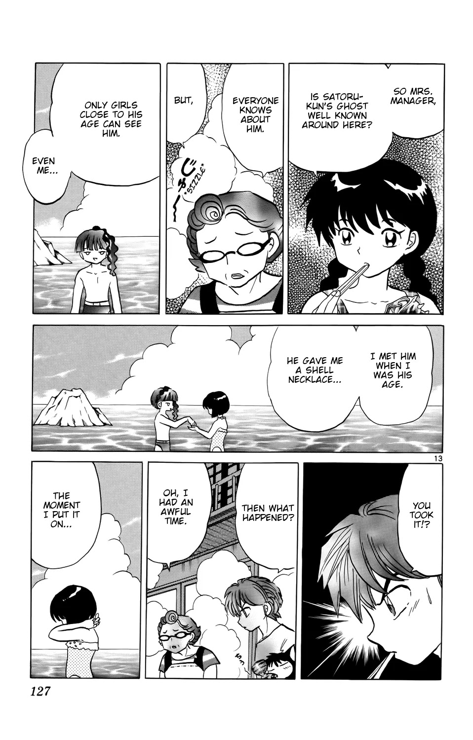 Kyoukai no Rinne Chapter 155 page 13 - Chapter 155: The Promised Necklace