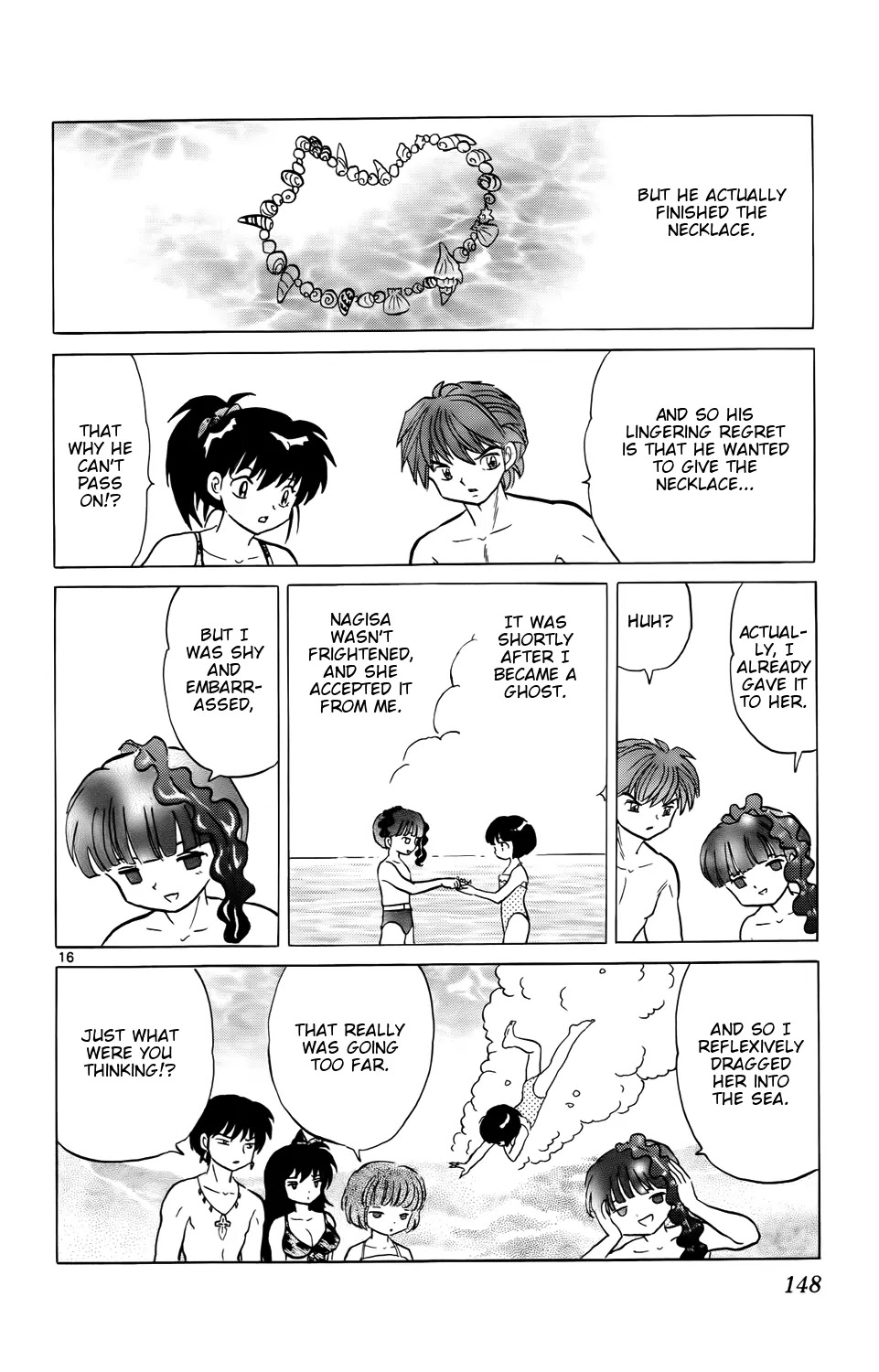 Kyoukai no Rinne Chapter 156 page 16 - Chapter 156: The Location of the Necklace