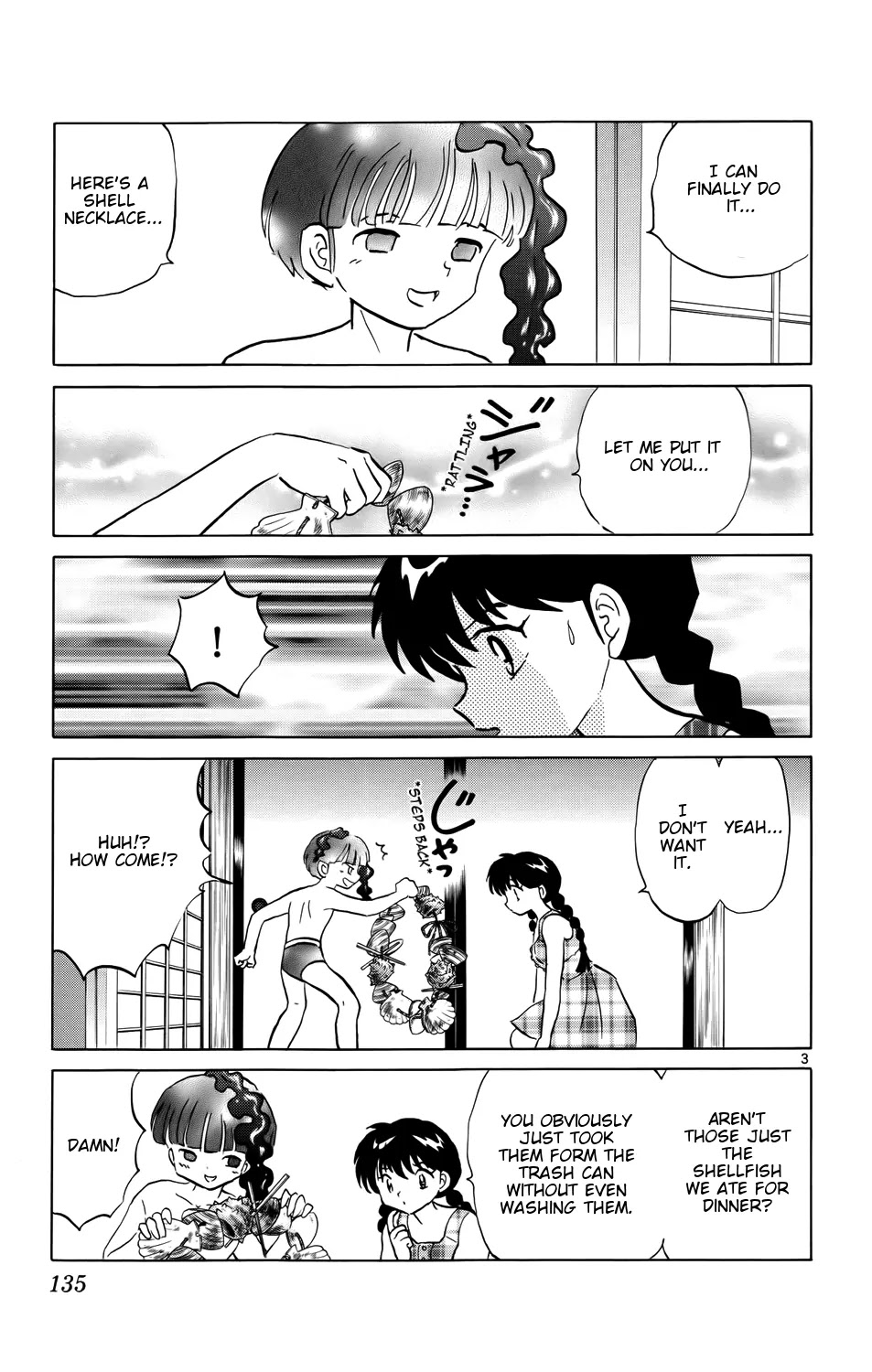 Kyoukai no Rinne Chapter 156 page 3 - Chapter 156: The Location of the Necklace
