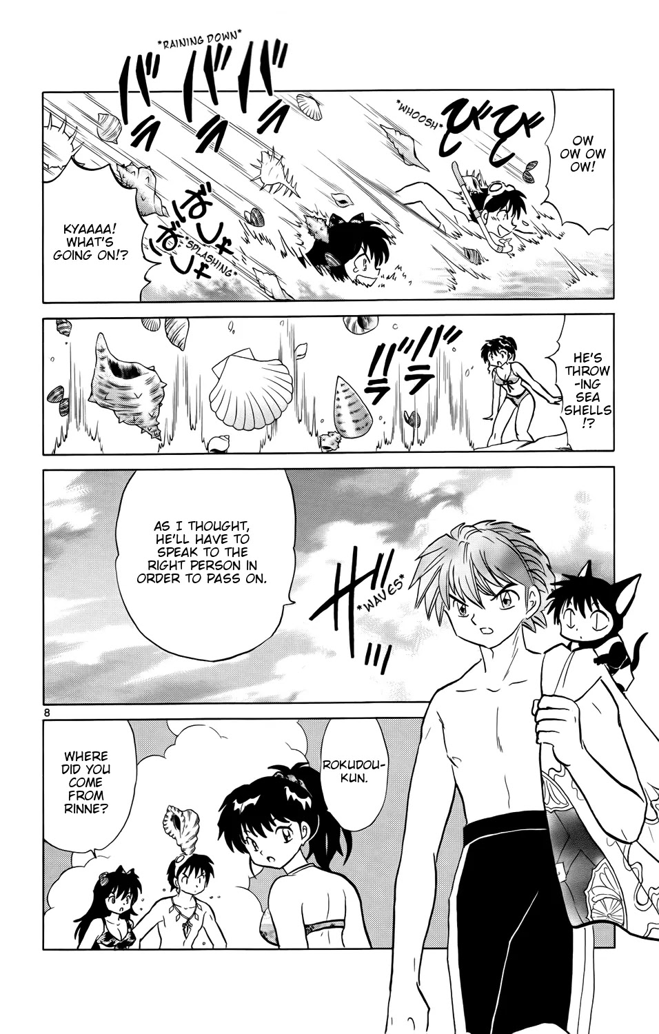 Kyoukai no Rinne Chapter 156 page 8 - Chapter 156: The Location of the Necklace