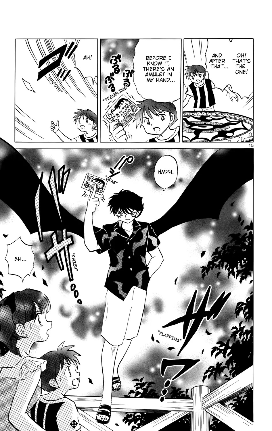 Kyoukai no Rinne Chapter 158 page 15 - Chapter 158: The Campsite Devil