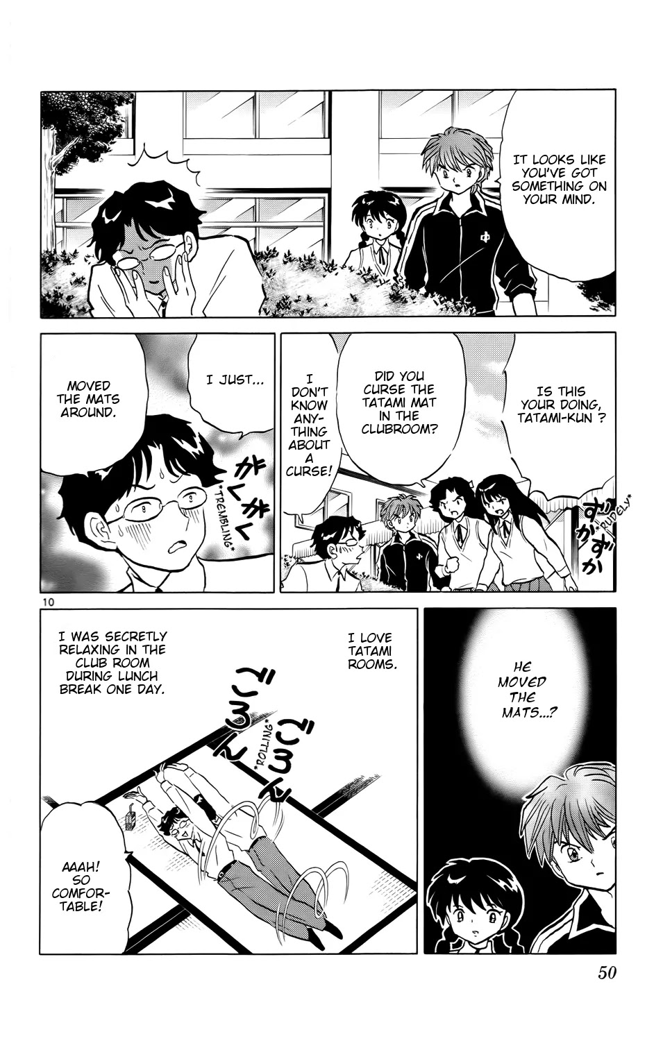 Kyoukai no Rinne Chapter 161 page 10 - Chapter 161: The Hands from the Tatami Mat
