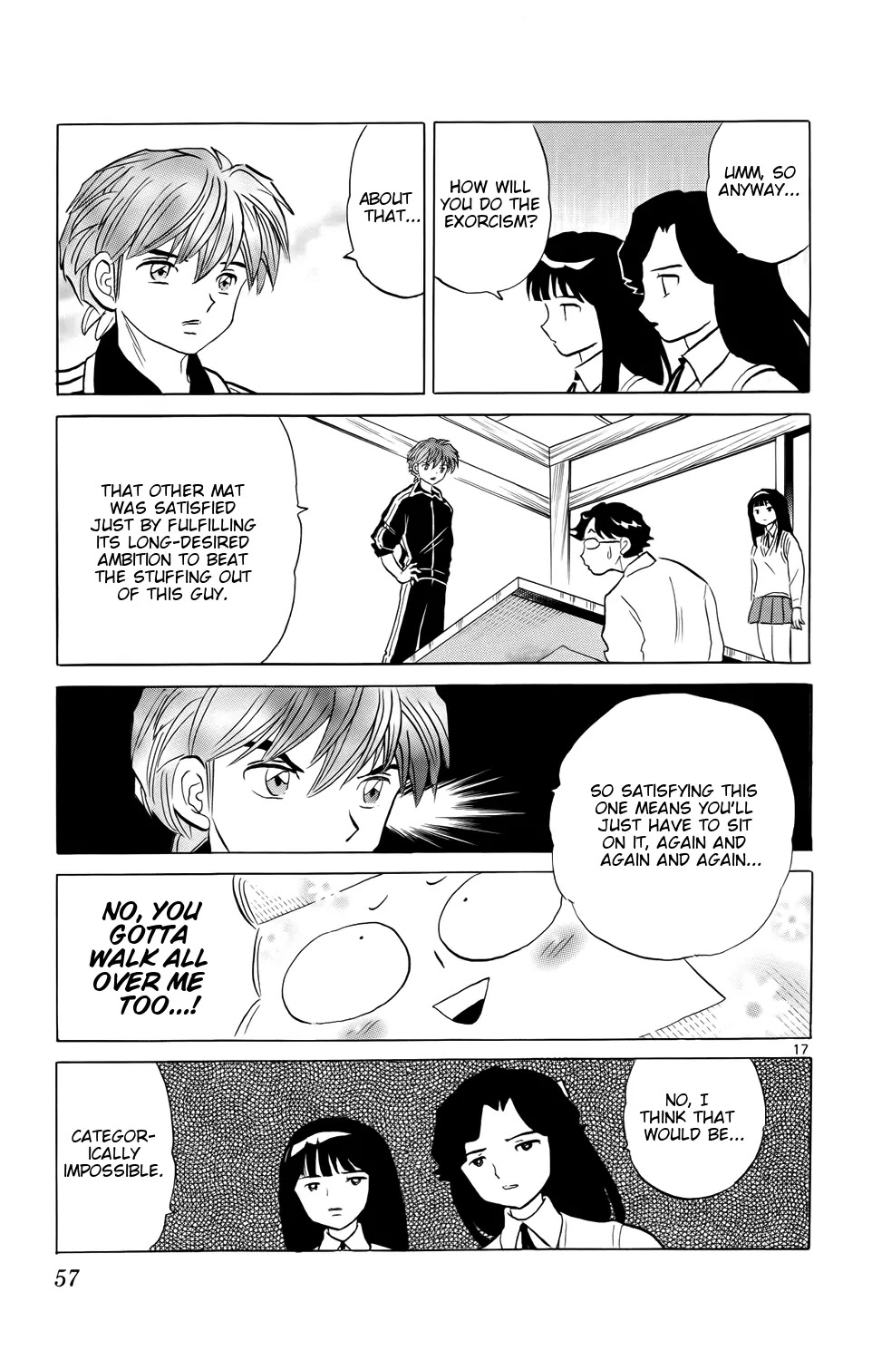 Kyoukai no Rinne Chapter 161 page 17 - Chapter 161: The Hands from the Tatami Mat