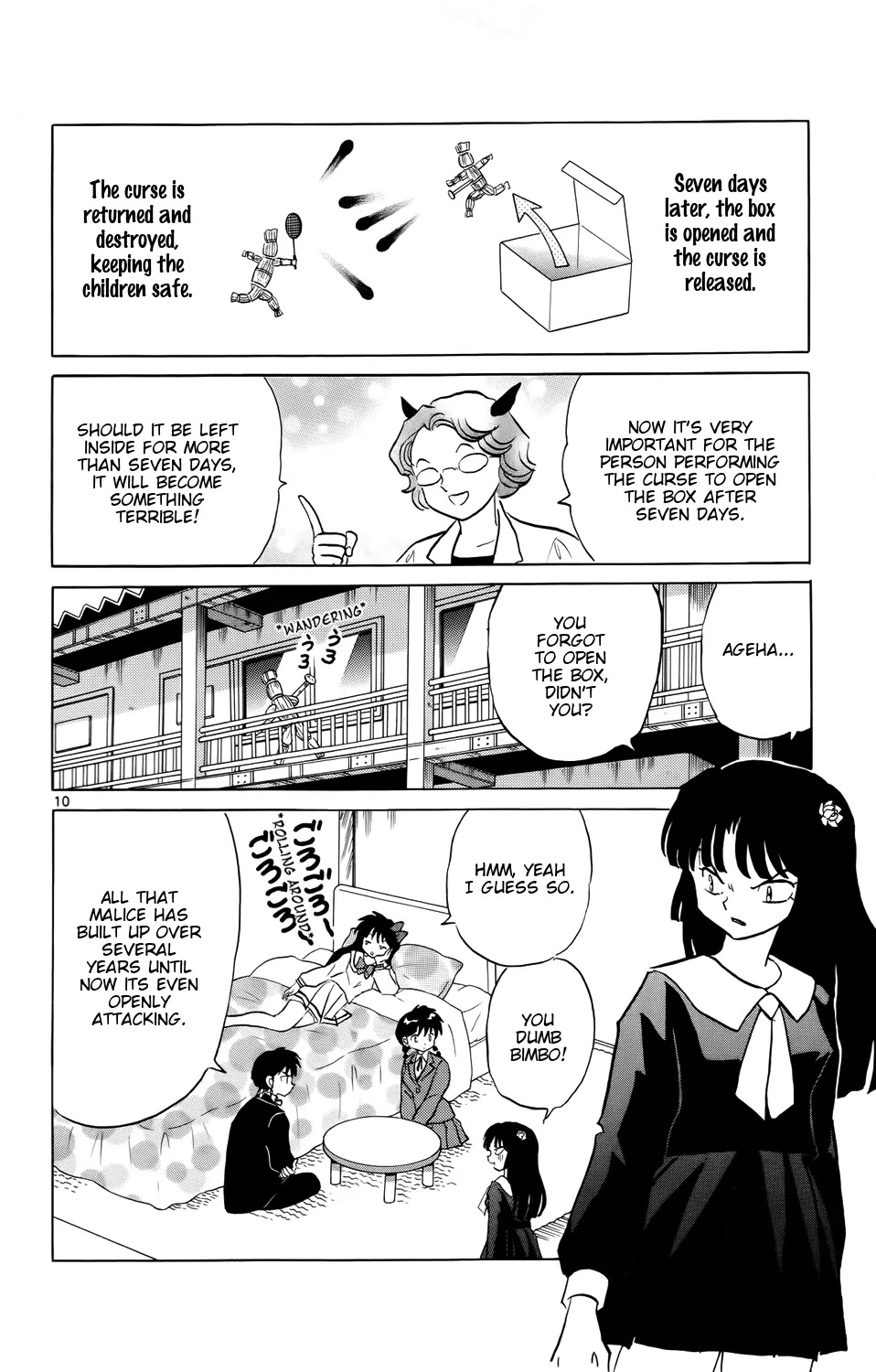 Kyoukai no Rinne Chapter 163 page 10 - Chapter 163: Open After 7 Days