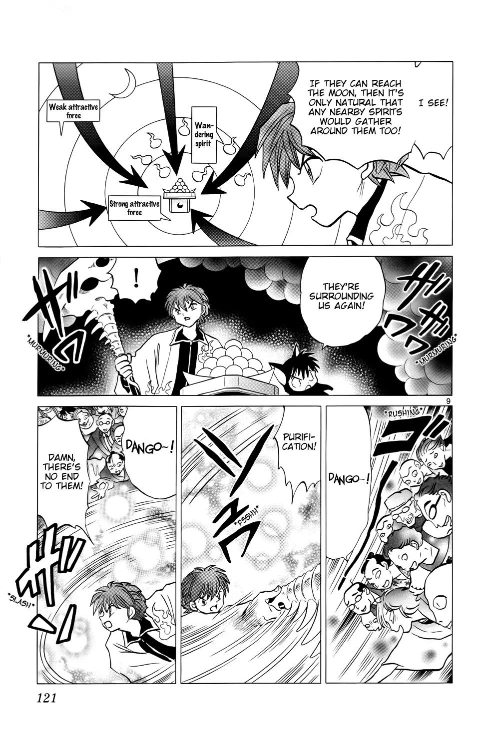 Kyoukai no Rinne Chapter 165 page 9 - Chapter 165: A Wish to the Moon