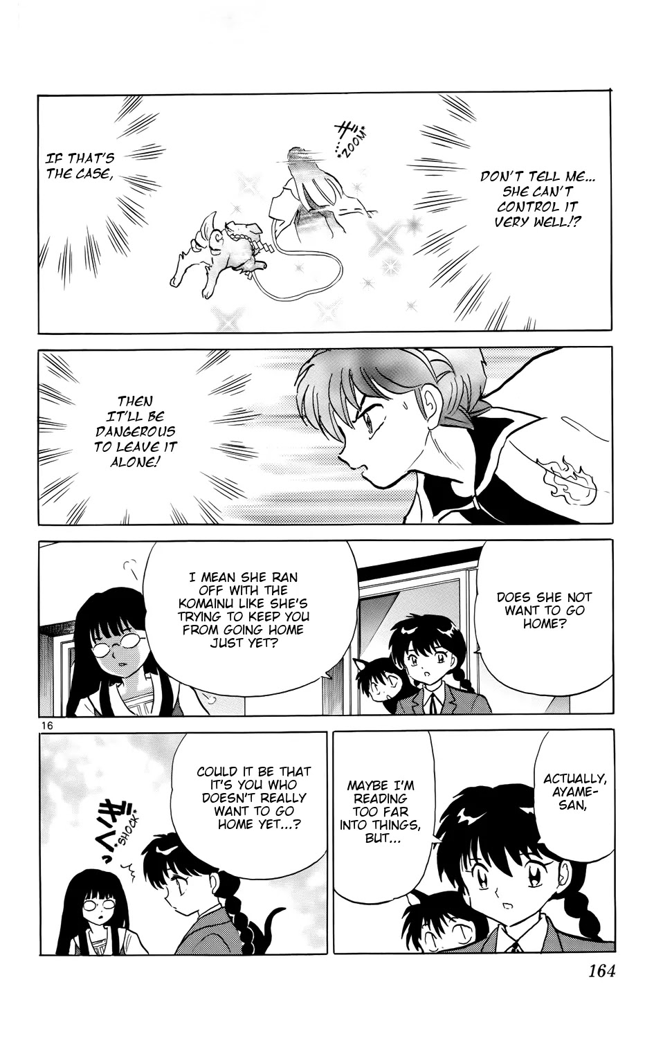 Kyoukai no Rinne Chapter 167 page 16 - Chapter 167: Enter the Miko!