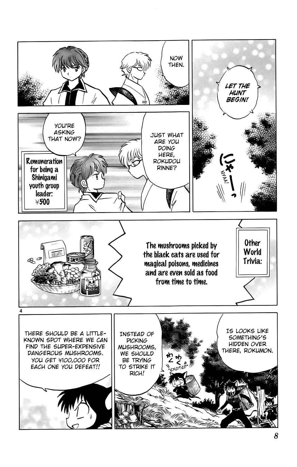 Kyoukai no Rinne Chapter 169 page 9 - Chapter 169: The Get-Rich-Quick Mushroom Hunt