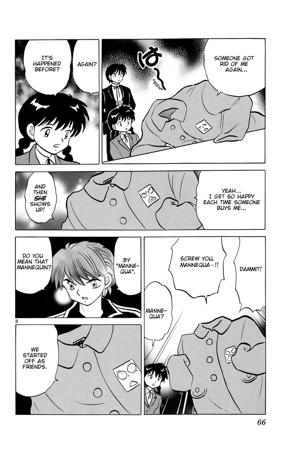Kyoukai no Rinne Chapter 172 page 8 - Chapter 172: Mannequa and Coaty