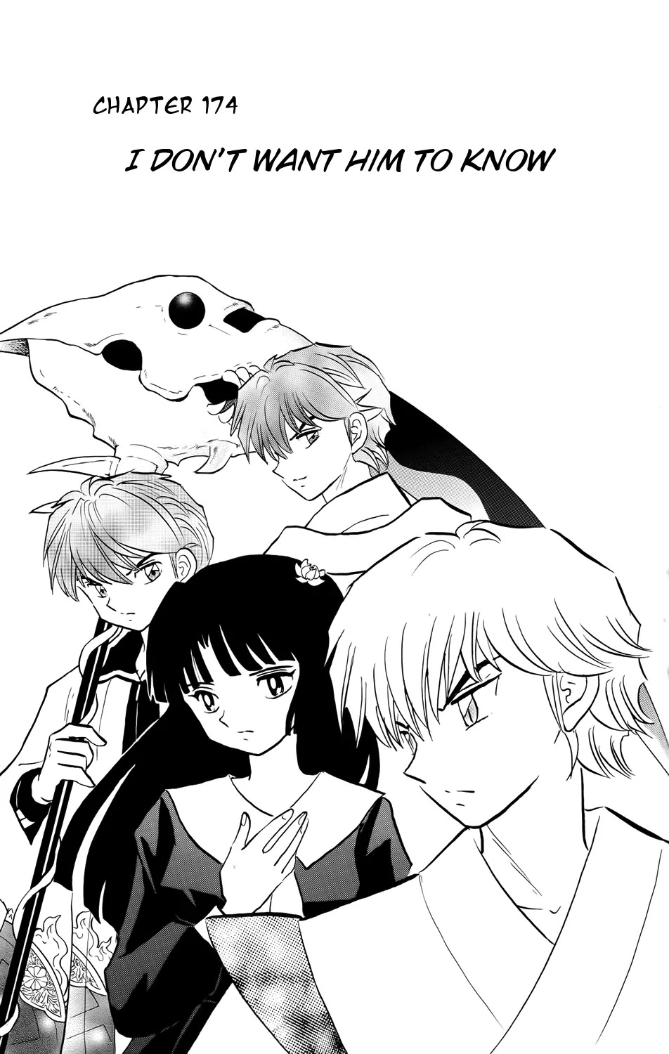 Kyoukai no Rinne Chapter 174 page 1 - Chapter 174: I Don't Want Him to Know