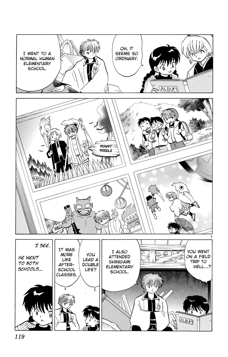 Kyoukai no Rinne Chapter 175 page 7 - Chapter 175: Uncovered Memories