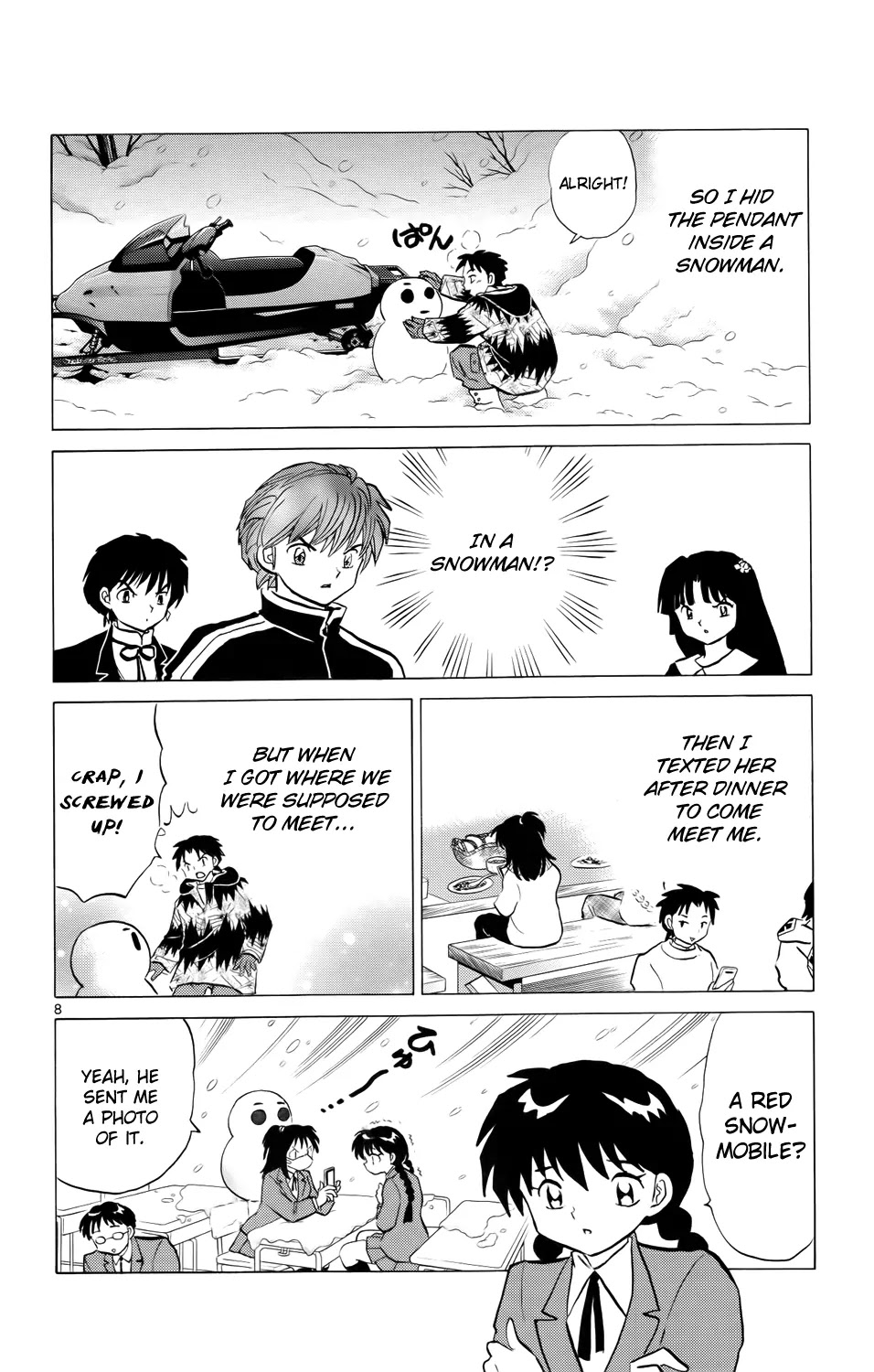 Kyoukai no Rinne Chapter 177 page 8 - Chapter 177: Ski Slope Surprise