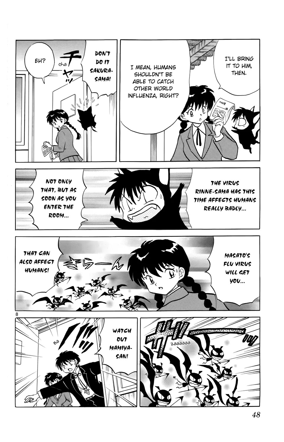 Kyoukai no Rinne Chapter 181 page 8 - Chapter 181: Devil Type A, Shinigami Type B