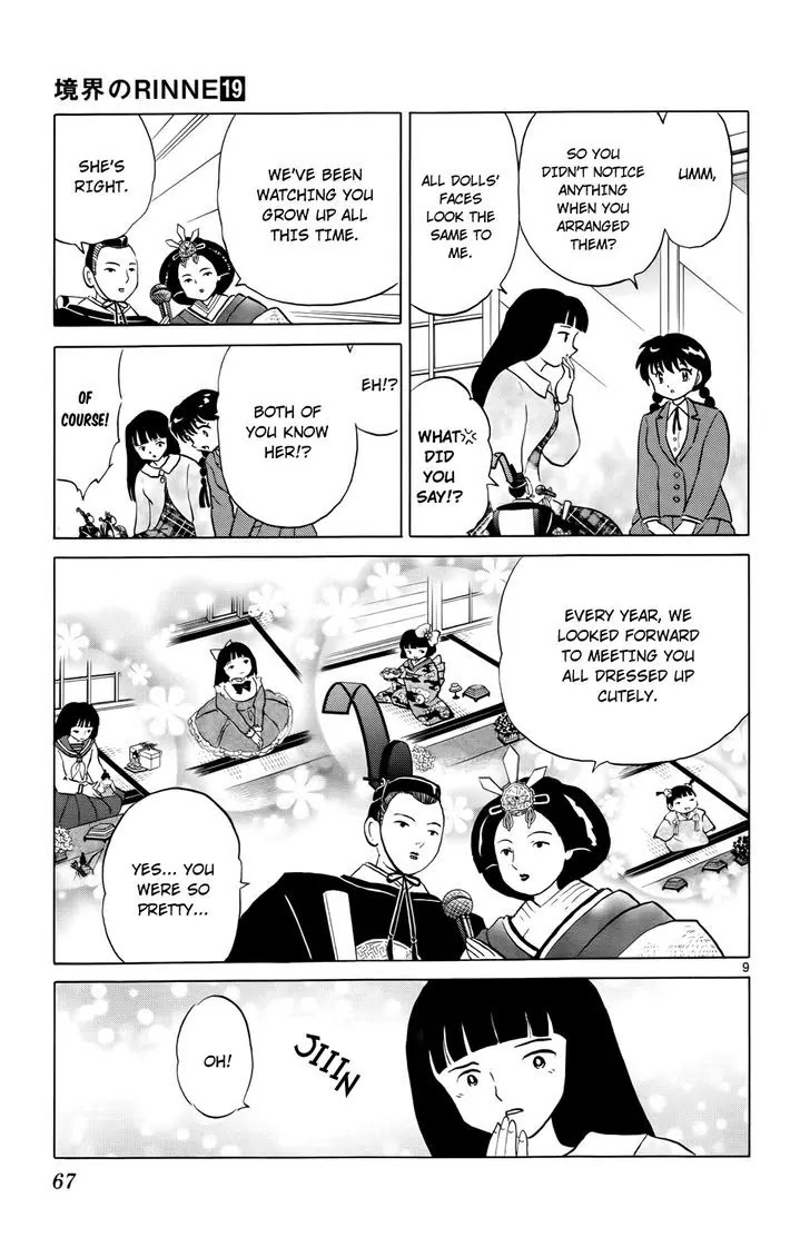 Kyoukai no Rinne Chapter 182 page 9 - Chapter 182: Who!?