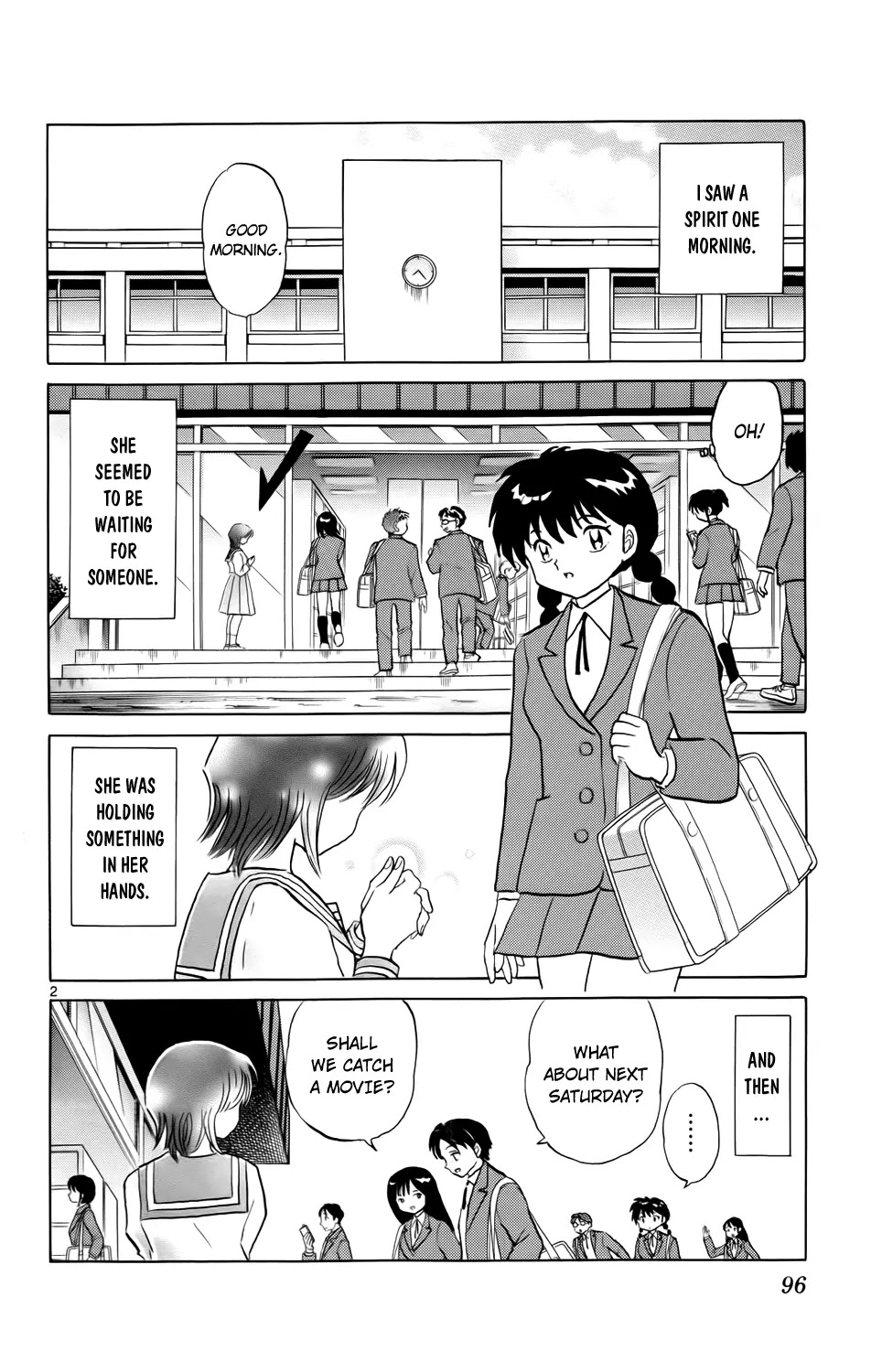 Kyoukai no Rinne Chapter 184 page 2 - Chapter 184: At the Graduation Ceremony