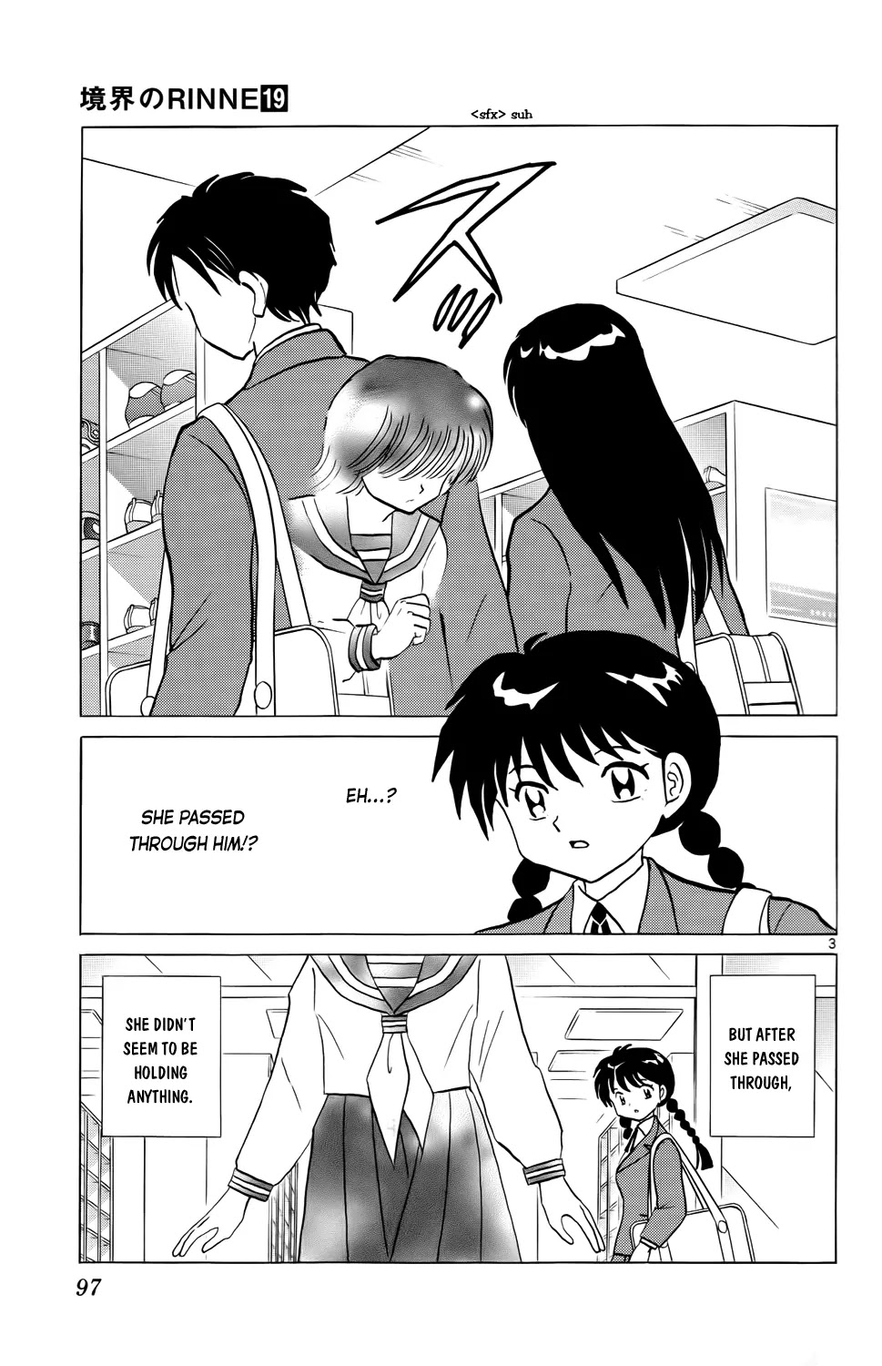 Kyoukai no Rinne Chapter 184 page 3 - Chapter 184: At the Graduation Ceremony