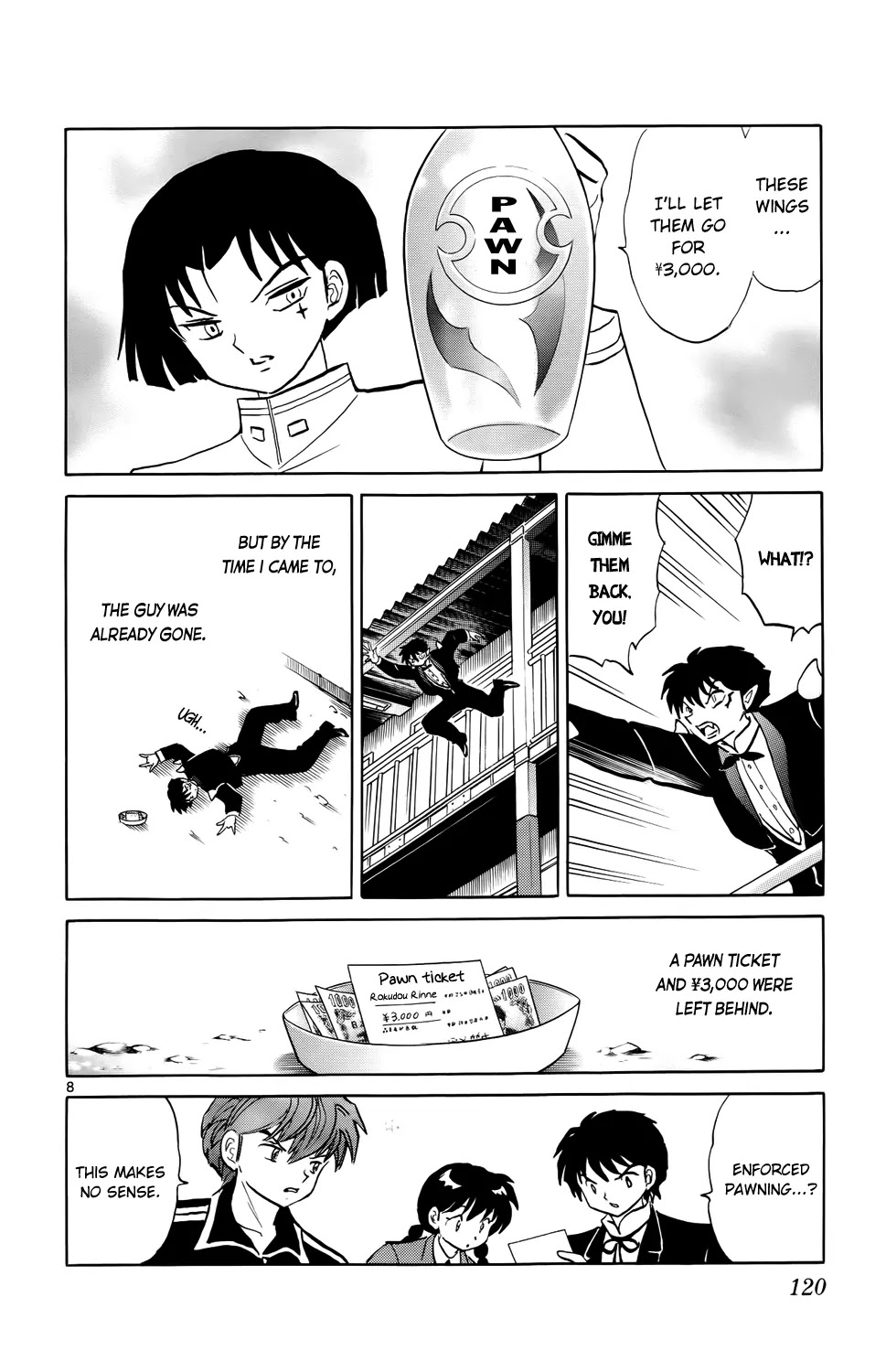 Kyoukai no Rinne Chapter 185 page 8 - Chapter 185: Enforced Pawning