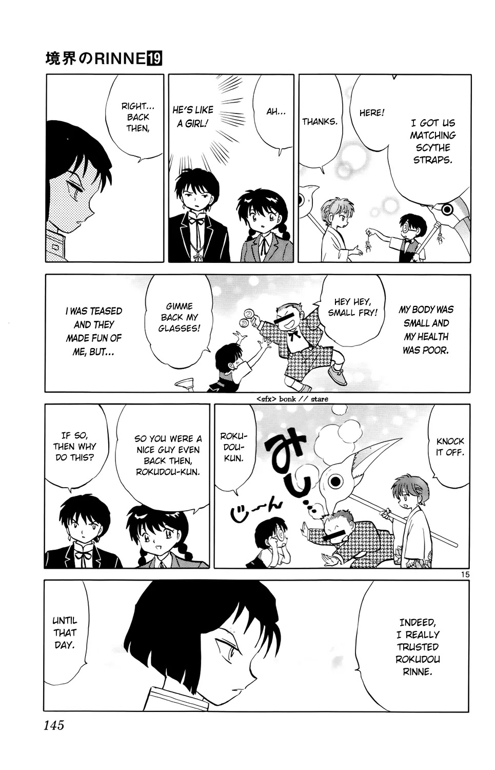 Kyoukai no Rinne Chapter 186 page 15 - Chapter 186: The Terrifying Outdoor Training