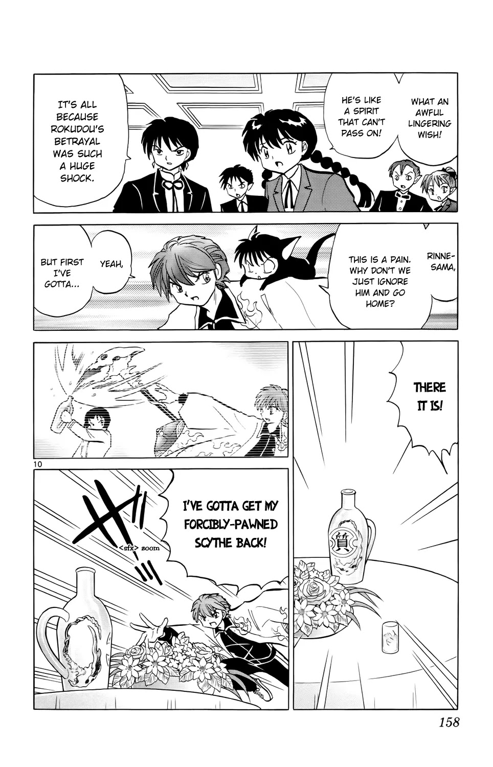 Kyoukai no Rinne Chapter 187 page 10 - Chapter 187: The Forgetball