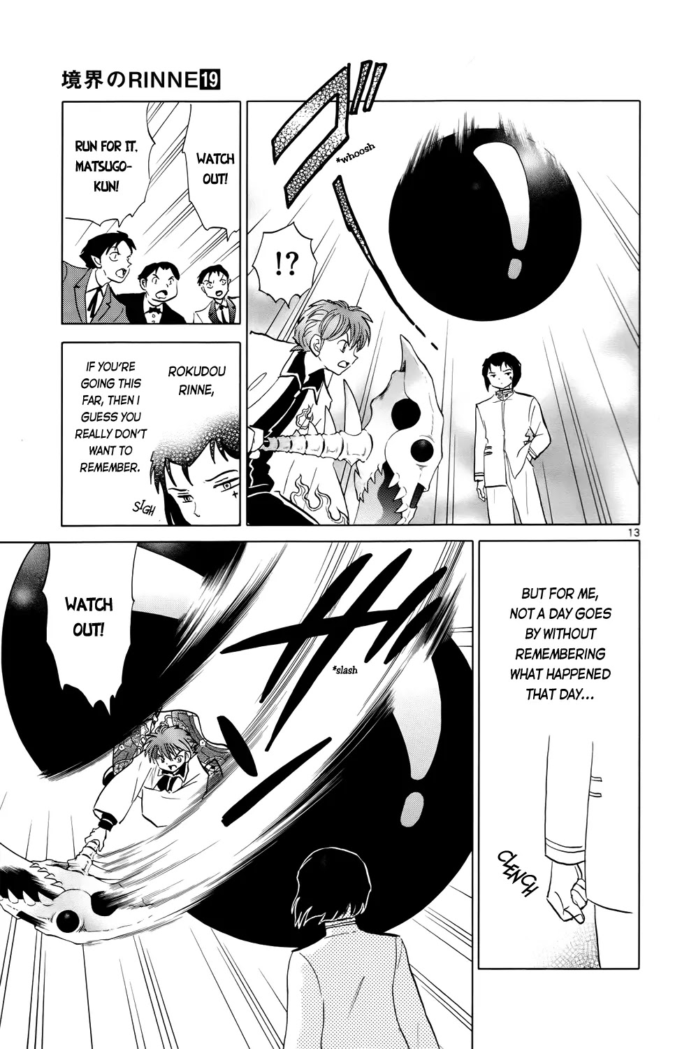 Kyoukai no Rinne Chapter 187 page 13 - Chapter 187: The Forgetball