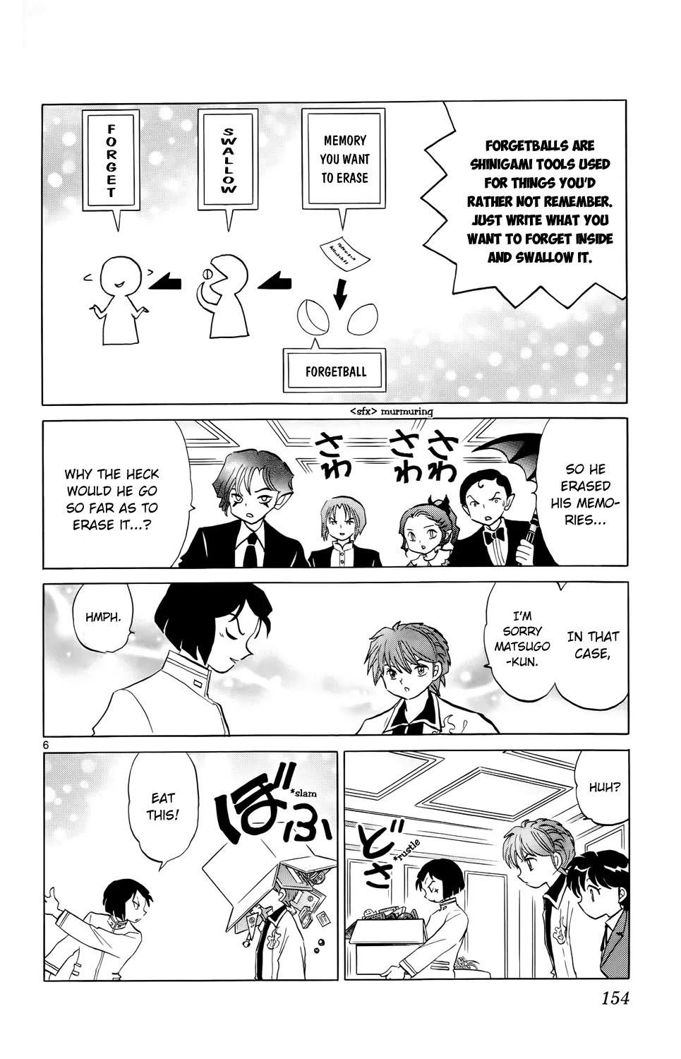 Kyoukai no Rinne Chapter 187 page 6 - Chapter 187: The Forgetball