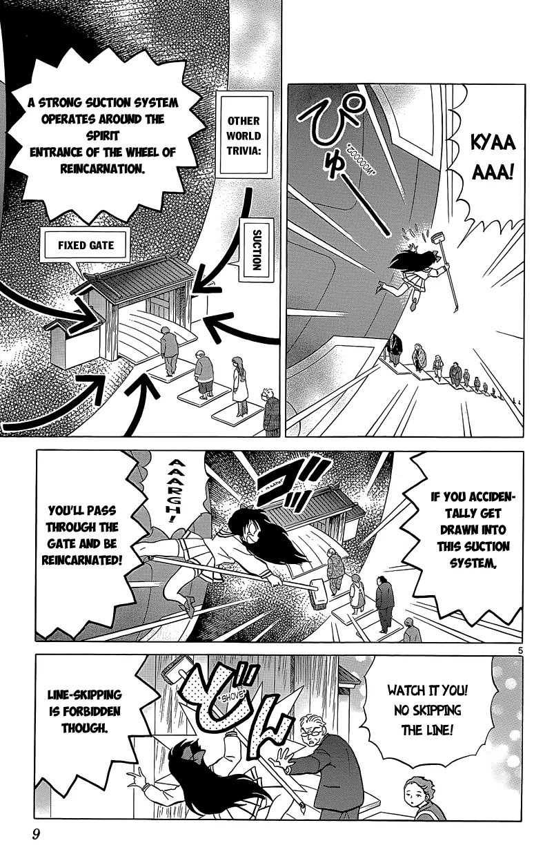 Kyoukai no Rinne Chapter 189 page 10 - Chapter 189: Cleaning the Whole Wheel of Reincarnation