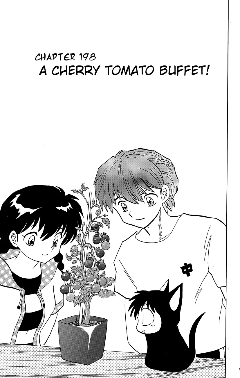 Kyoukai no Rinne Chapter 198 page 1 - Chapter 198: A Cherry Tomato Buffet!