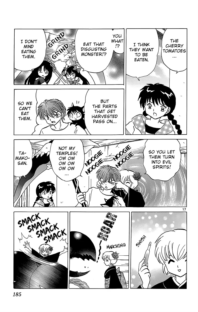 Kyoukai no Rinne Chapter 198 page 17 - Chapter 198: A Cherry Tomato Buffet!