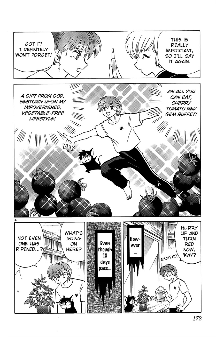 Kyoukai no Rinne Chapter 198 page 4 - Chapter 198: A Cherry Tomato Buffet!