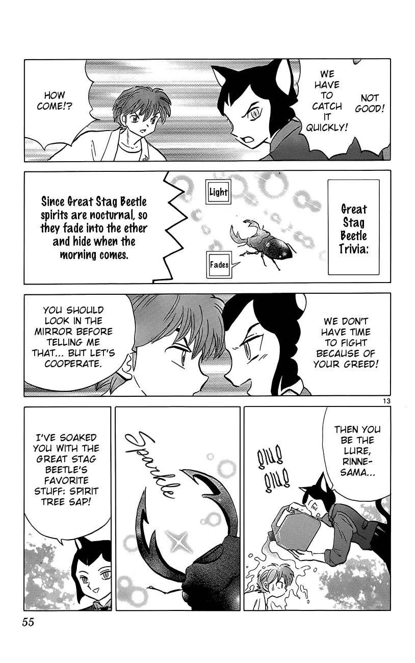 Kyoukai no Rinne Chapter 201 page 13 - Chapter 201: Bug Spirit Hunting
