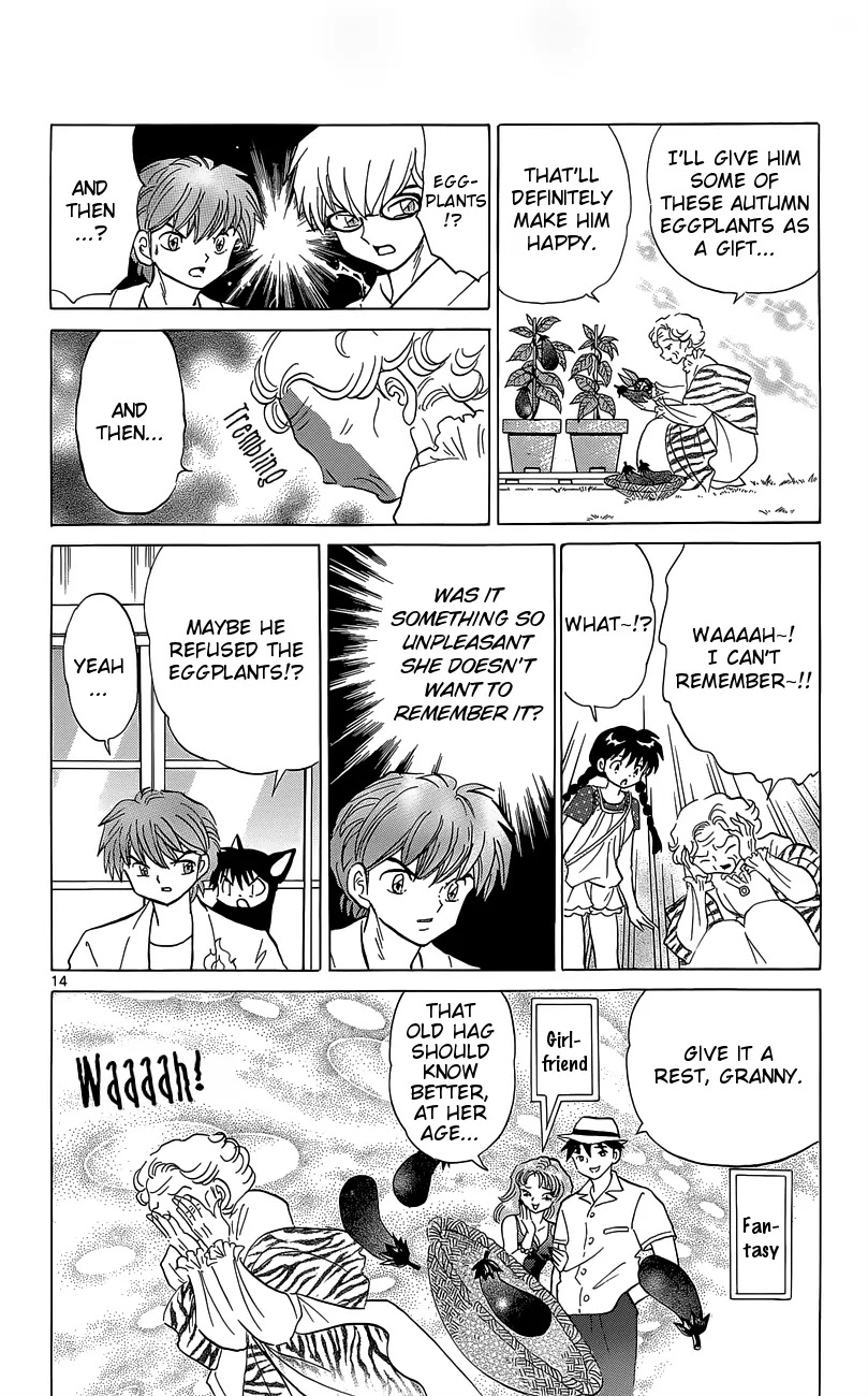 Kyoukai no Rinne Chapter 202 page 14 - Chapter 202: Eggplant Romance