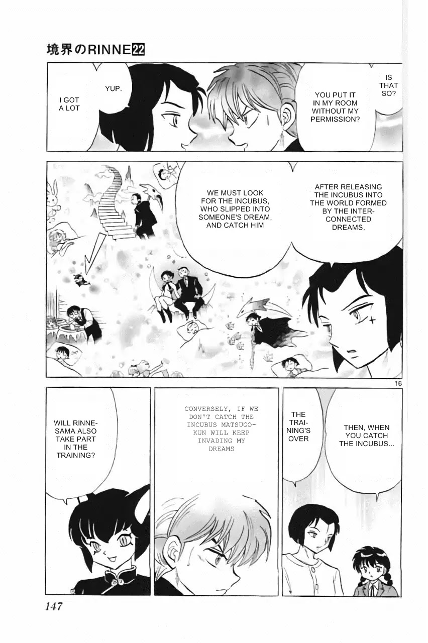 Kyoukai no Rinne Chapter 216 page 16 - Chapter 216: Incubus Capture Training