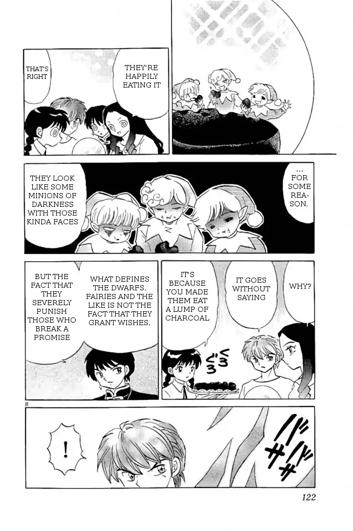 Kyoukai no Rinne Chapter 245 page 8 - Chapter 245: The Black Report Cards