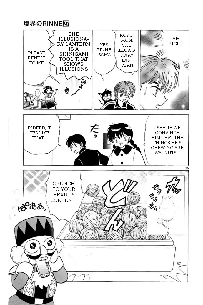 Kyoukai no Rinne Chapter 263 page 15 - Chapter 263: Crunch
