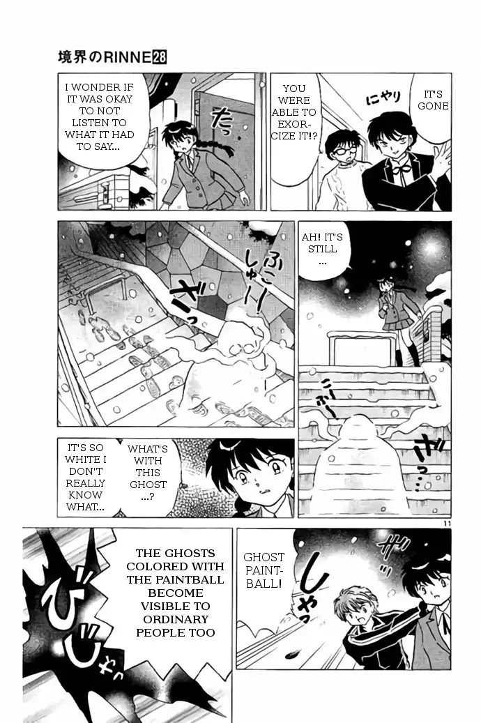 Kyoukai no Rinne Chapter 270 page 11 - Chapter 270: Snowy Stairs
